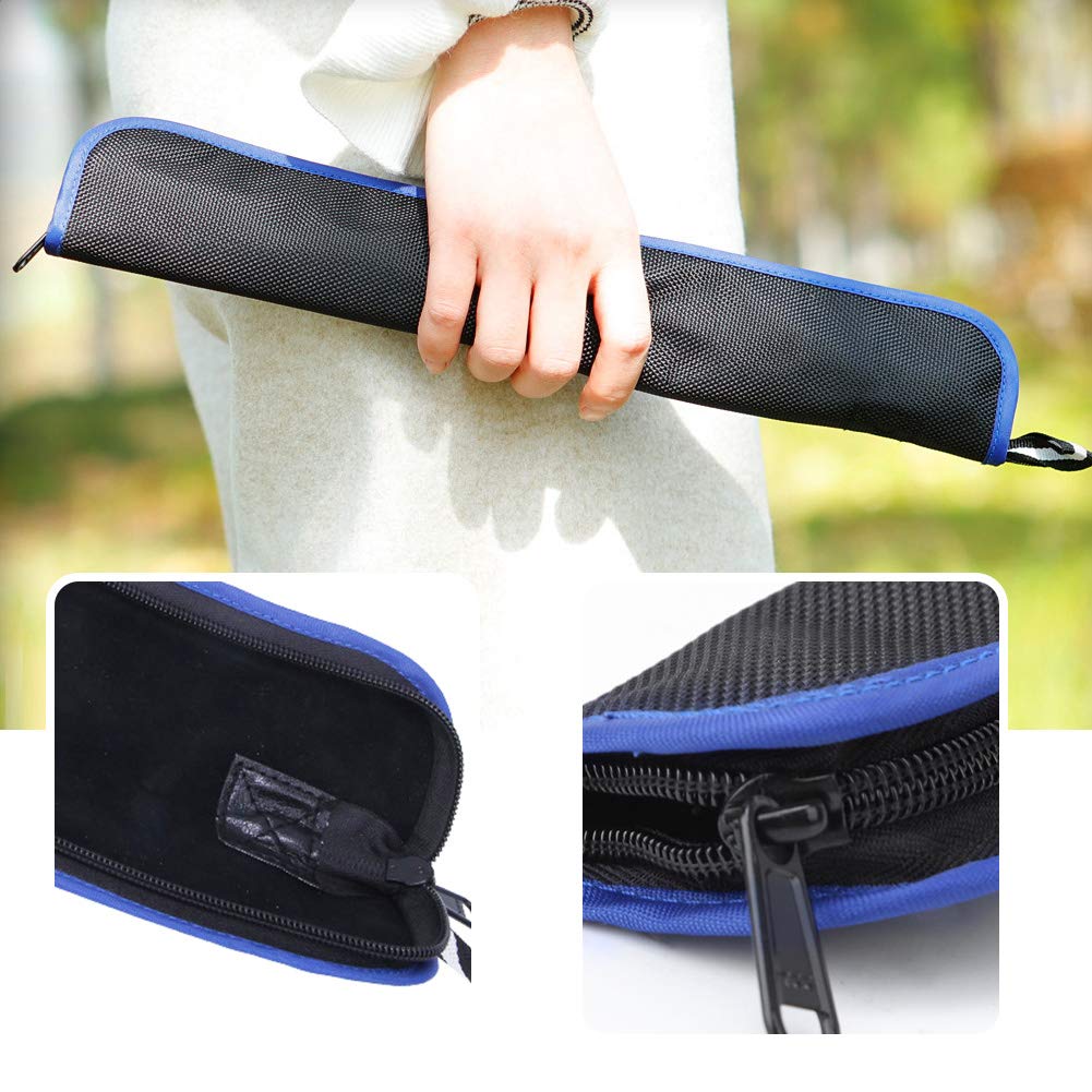 Mini Flute Case Carrying Bag, Small Saxophone Bag Oxford Fabric Waterproof Portable Soprano Recorder Cases Instrument Carry Vertical Bags Mini Sax Organizer Suitcase for Music Instruments Black - Image 2