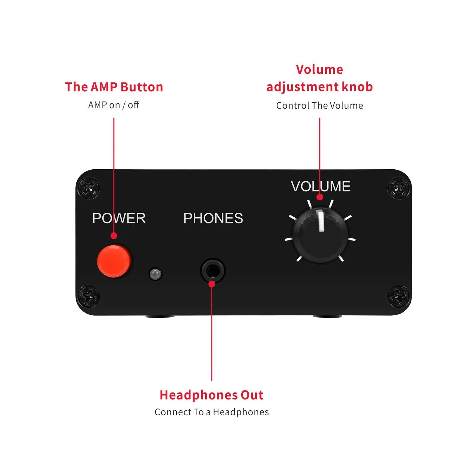 Mini Small Stereo Audio preamplifier, Headphone Amplifier, Gain 20dB Phono Turntable Phonograph preamp, Dual op amp NE5532 with RCA 3.5mm Input to RCA 3.5mm Output - Image 6