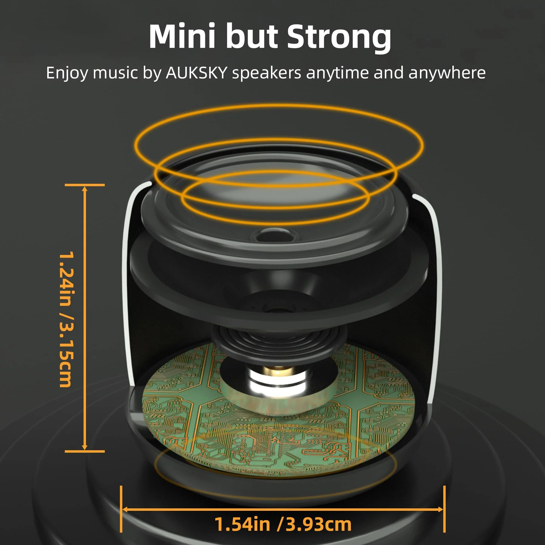 Mini Speaker for Crocs, Croc Bluetooth Speaker, Portable Speaker for Crocs Accessories, Speaker Charm for Crocs Sports Shoes Black - Image 2