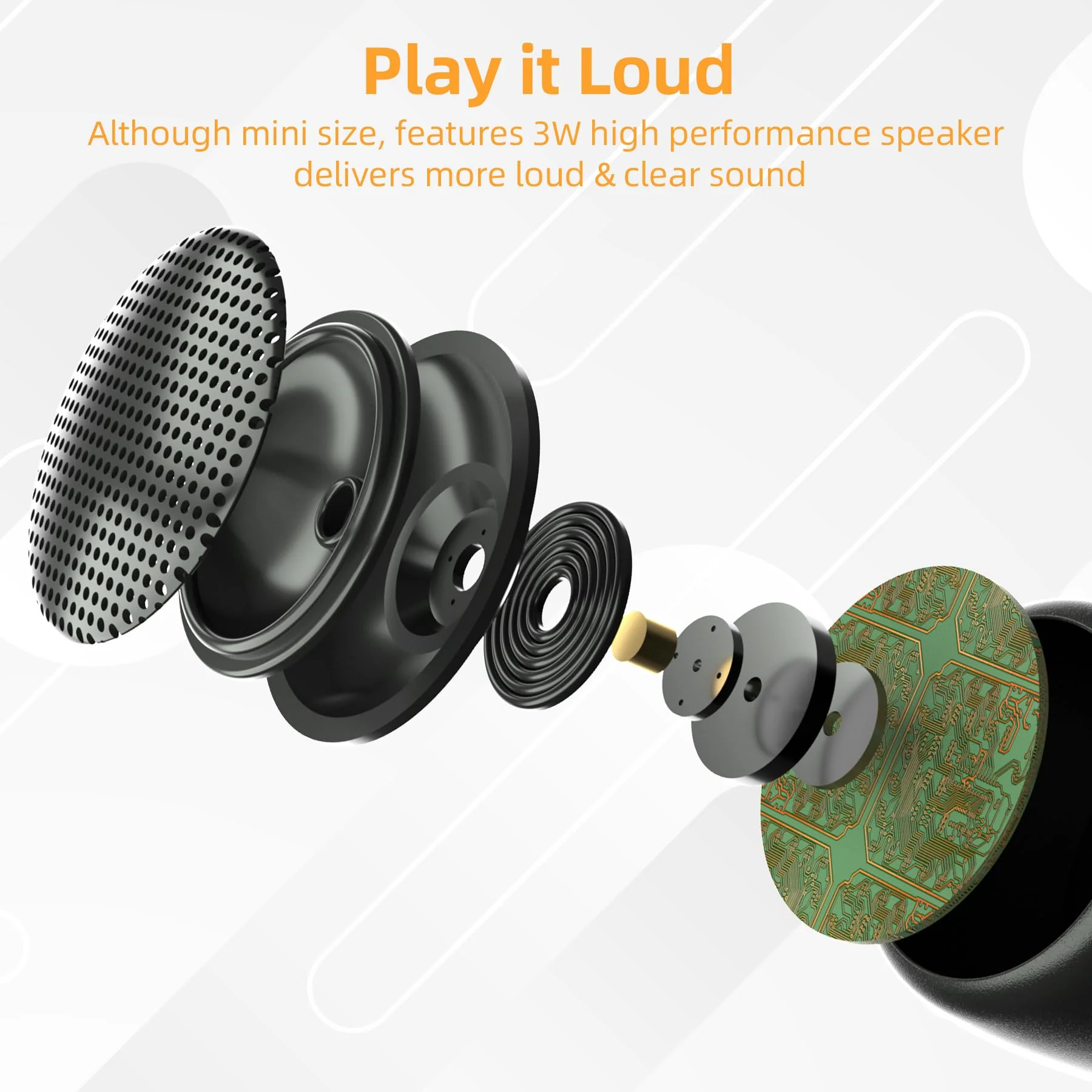 Mini Speaker for Crocs, Croc Bluetooth Speaker, Portable Speaker for Crocs Accessories, Speaker Charm for Crocs Sports Shoes Black - Image 6