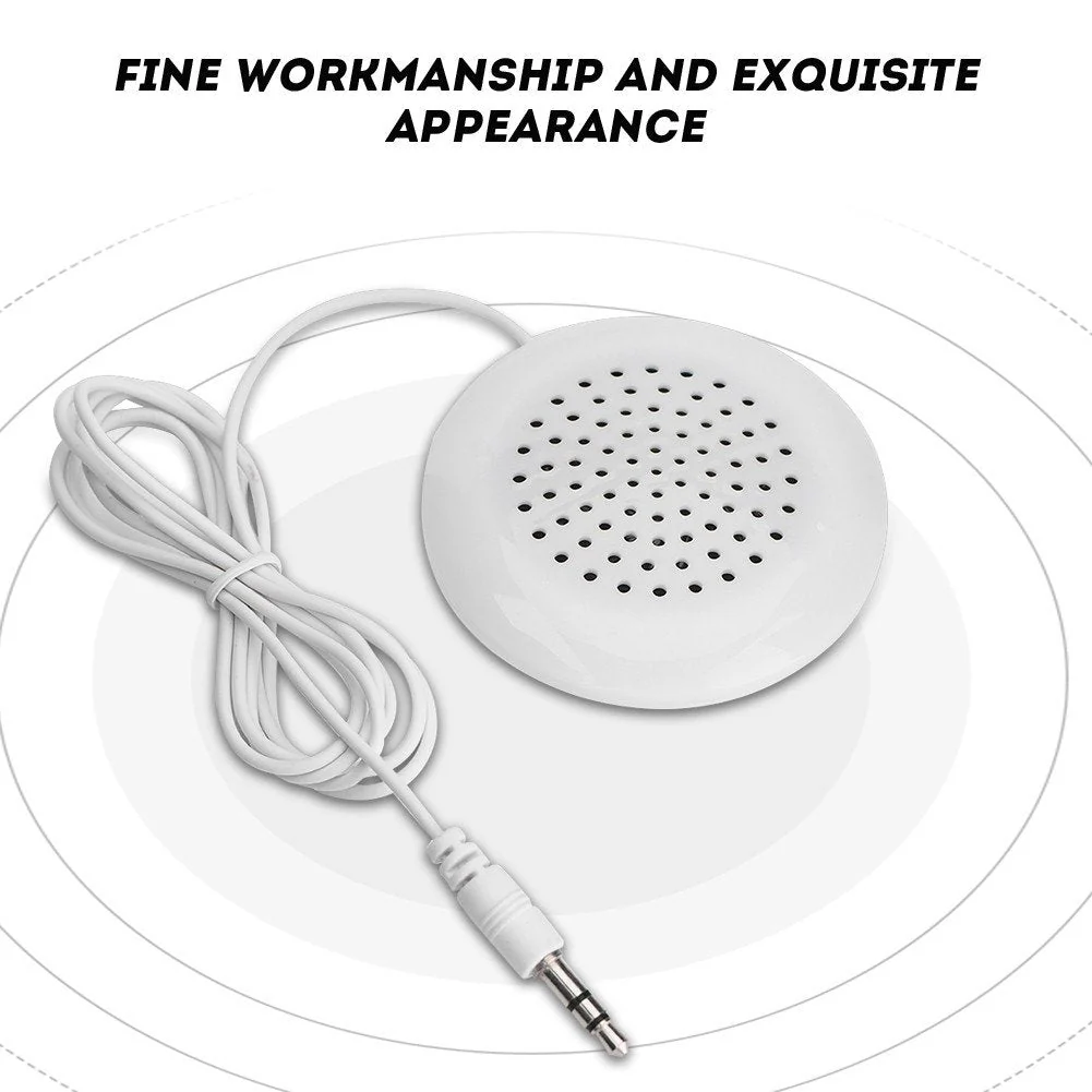Mini Speaker, Portable 3.5mm Plug Stereo Pillow Speaker Laptop Speakers Wired for MP3 MP4 Player Mobile Phone FBK - Image 6
