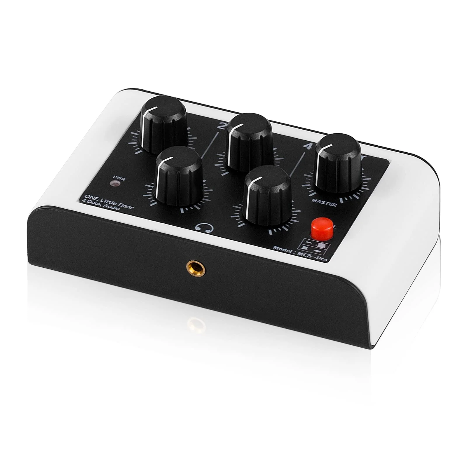 Mini Stereo 4 Channel Line Mixer Headphone Monitoring Club Live Studio Recording