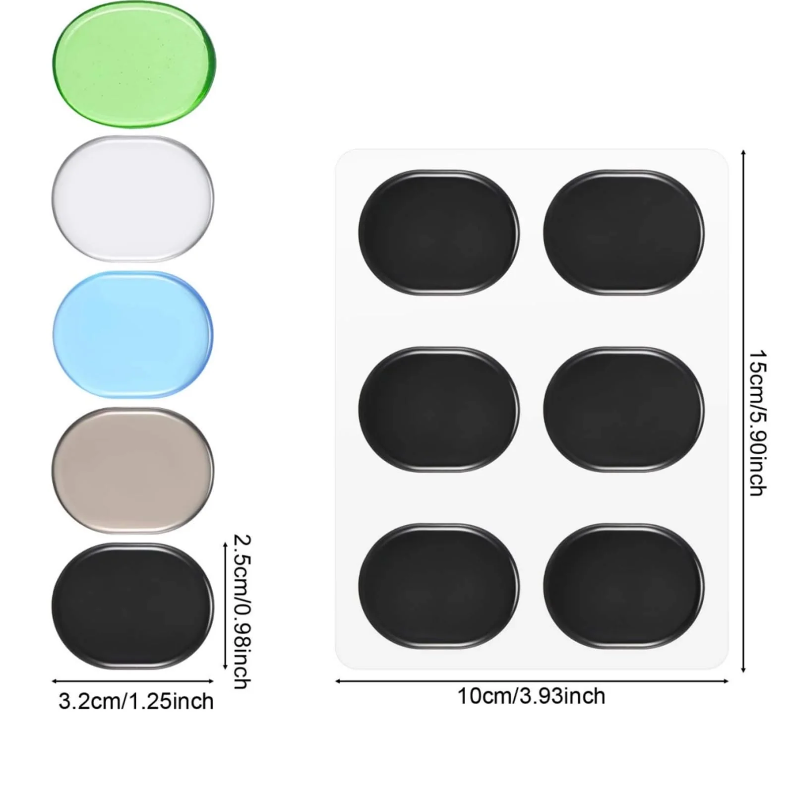 Miwayer 30 Pcs Drum Dampeners Gel Pads Multicolored Soft Quality Silicone Damper Pads Drum Silencers Mute Pads for Drums Cymbals Tone Control (Blue 30 Pcs) Blue 30 Pcs - Image 2