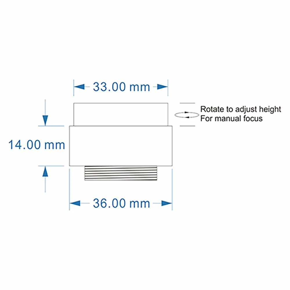 MOKOSE 3.2mm CCTV Camera Lens 12MP Pixels 1/2.3" Security Camera Lens CS-Mount Fixed Wide Angle Lens Low Distortion(with lR650nm Filter) F2.7 1/2.3" 12MP pixel 3.2 mm Focal Length - Image 4