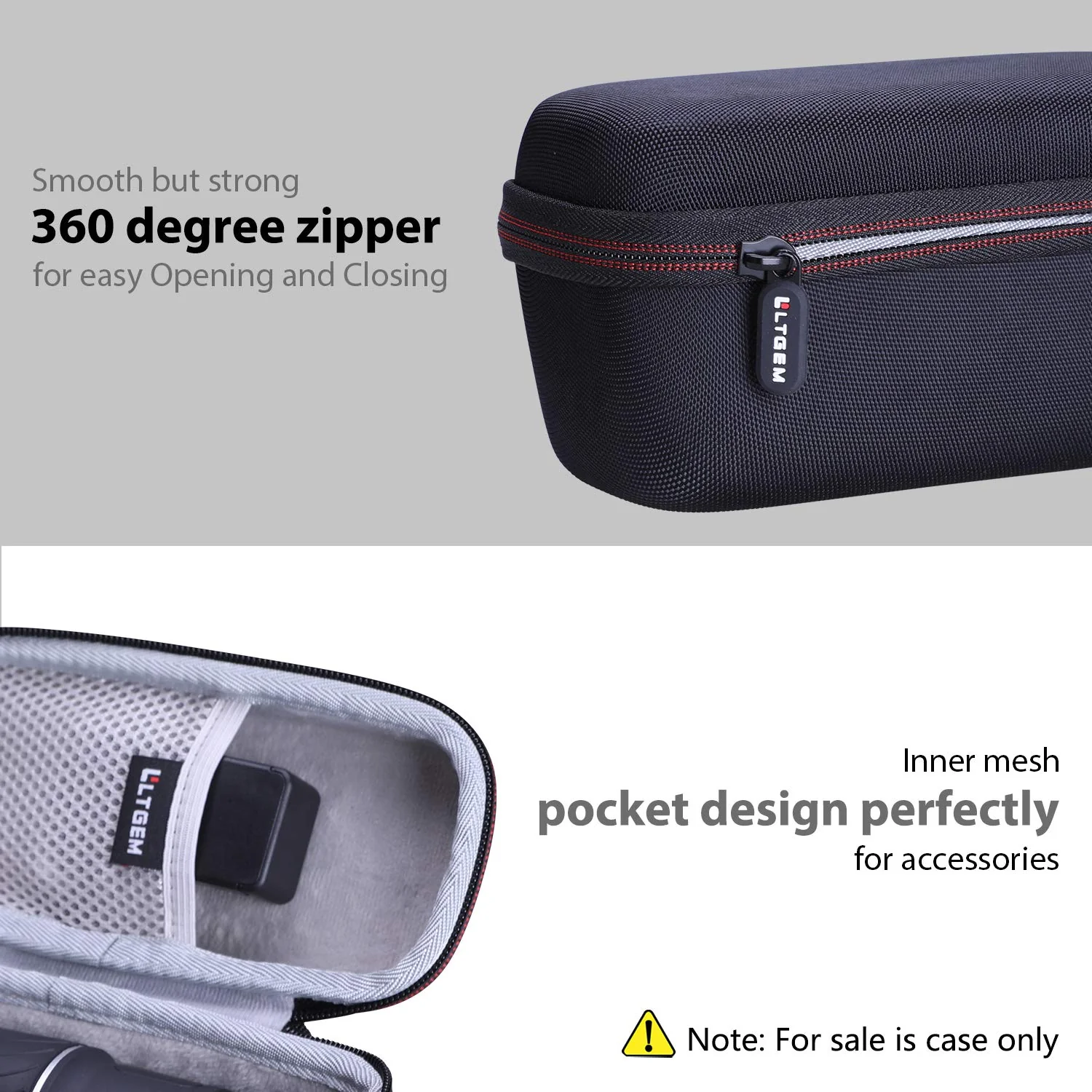 Monocular Case - LTGEM EVA Hard Case for Monocular Telescope Within Size 7' L-2.7' W-3.5' H inches - Travel Protective Carrying Storage Bag (Sale Case Only) - Image 6