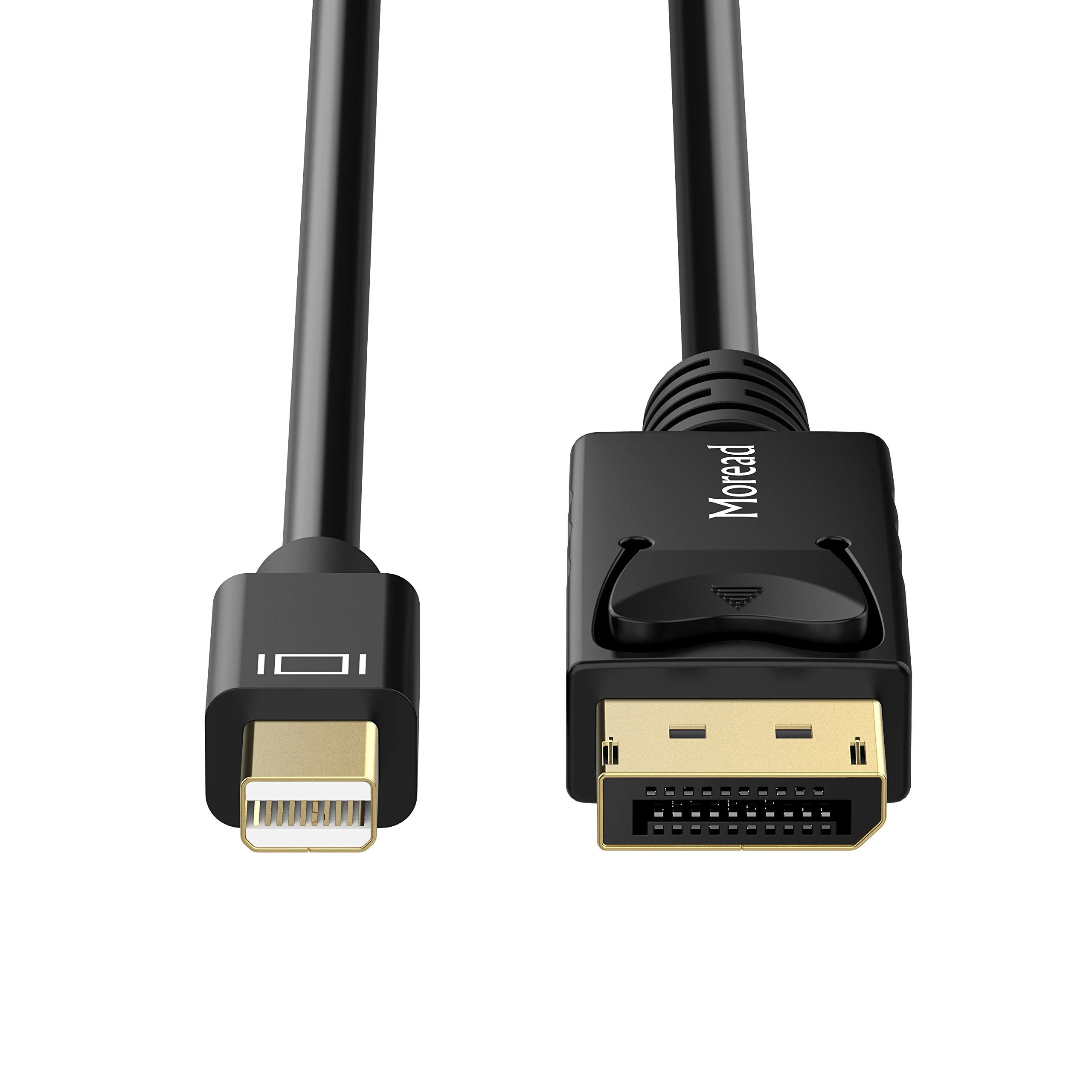 Moread Mini DisplayPort to DisplayPort Cable, 6 Feet, Gold-Plated DisplayPort to Mini DisplayPort (4K@60Hz, 2K@144Hz) Mini DP to DP Display Cable - Black 1 - Image 4