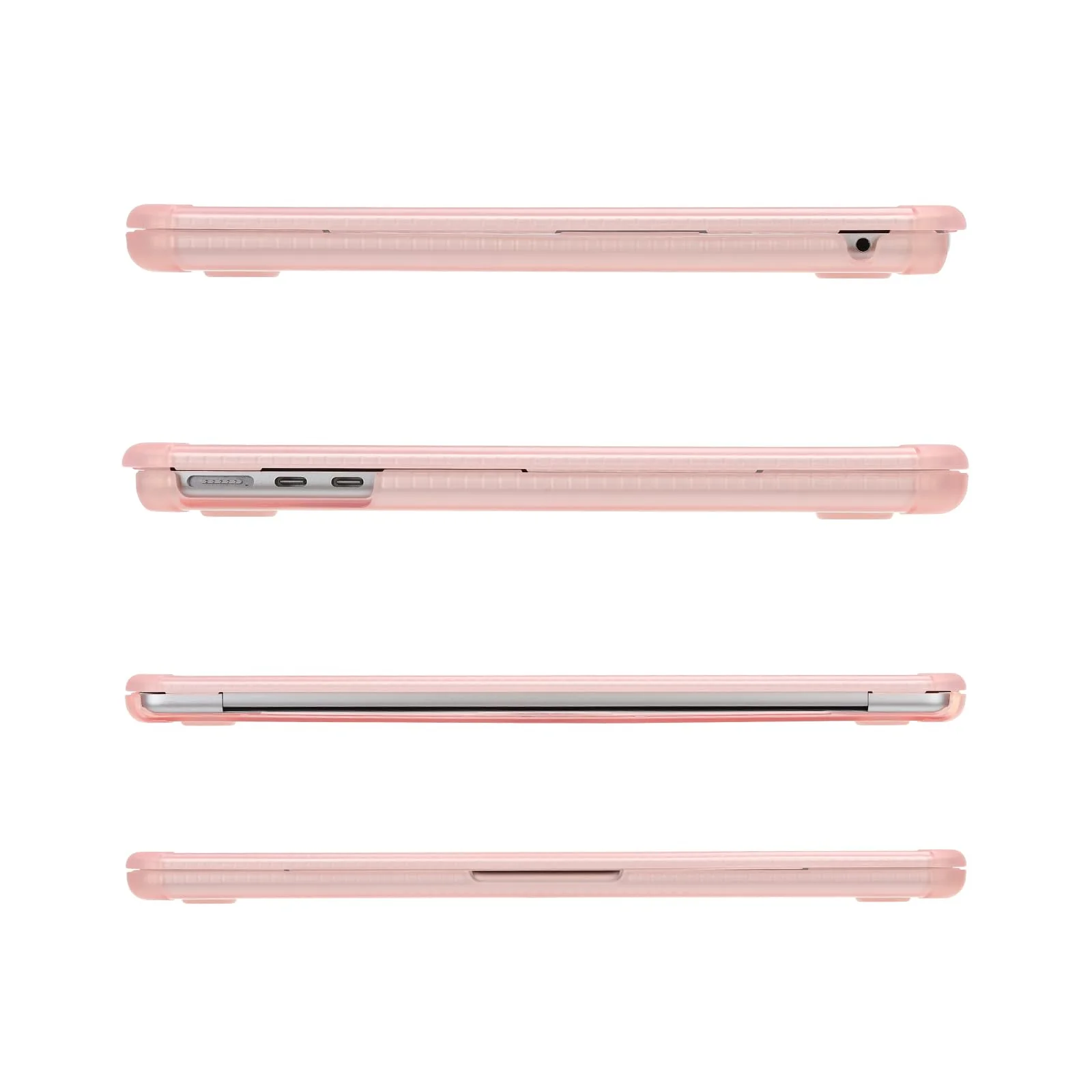 MOSISO Compatible with MacBook Air 13 inch Case 2024 2023 2022 M3 A3113 M2 A2681, Anti-Cracking Heavy Duty TPU Bumper Plastic Hard Case&Keyboard Skin&Screen Film for MacBook Air 13.6, Pink - Image 8