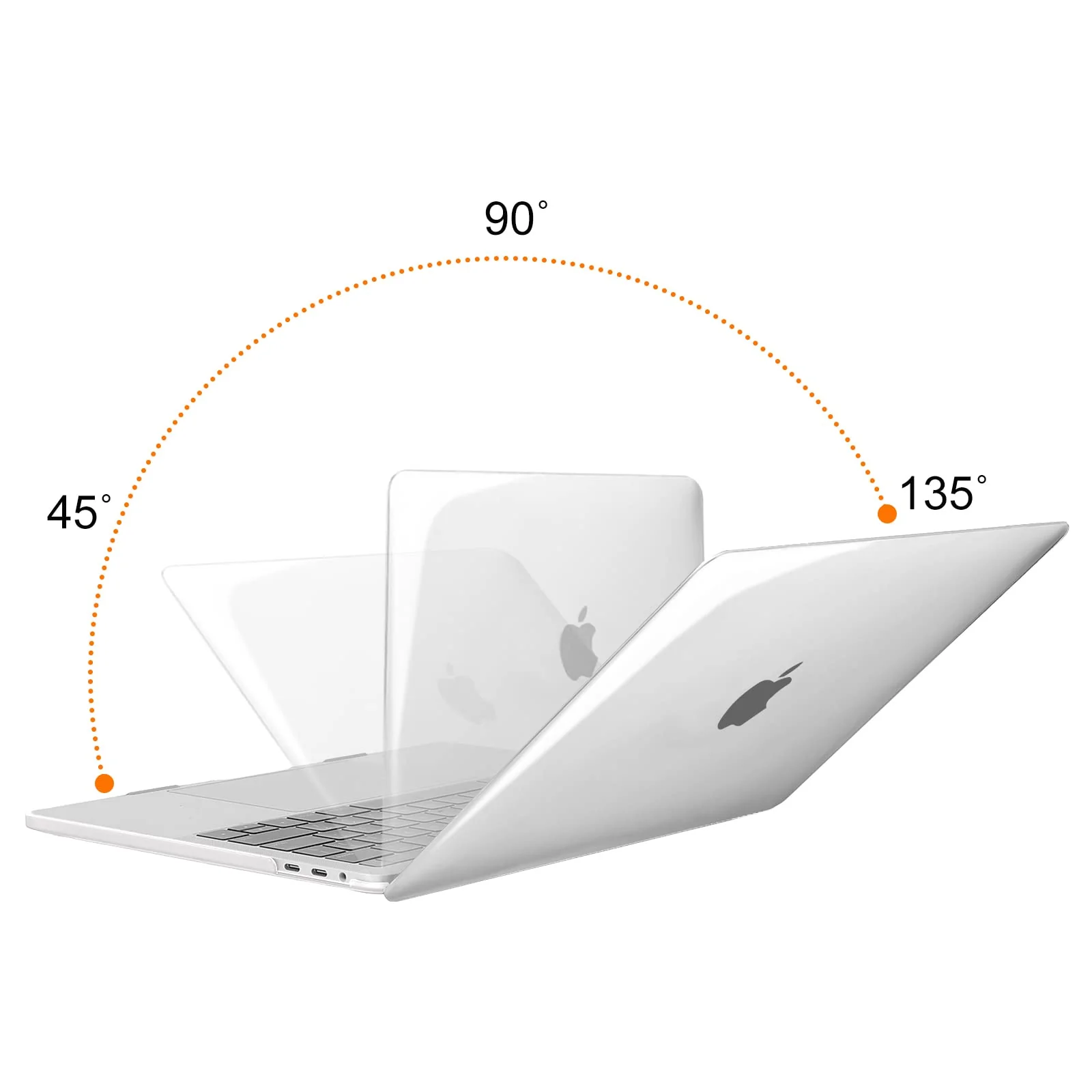 MOSISO Compatible with MacBook Pro 13 inch Case M2 2024, 2023, 2022-2016 A2338 M1 A2251 A2289 A2159 A1989 A1708 A1706 with/without Touch Bar, Plastic Hard Shell Case Cover, Crystal Clear - Image 4