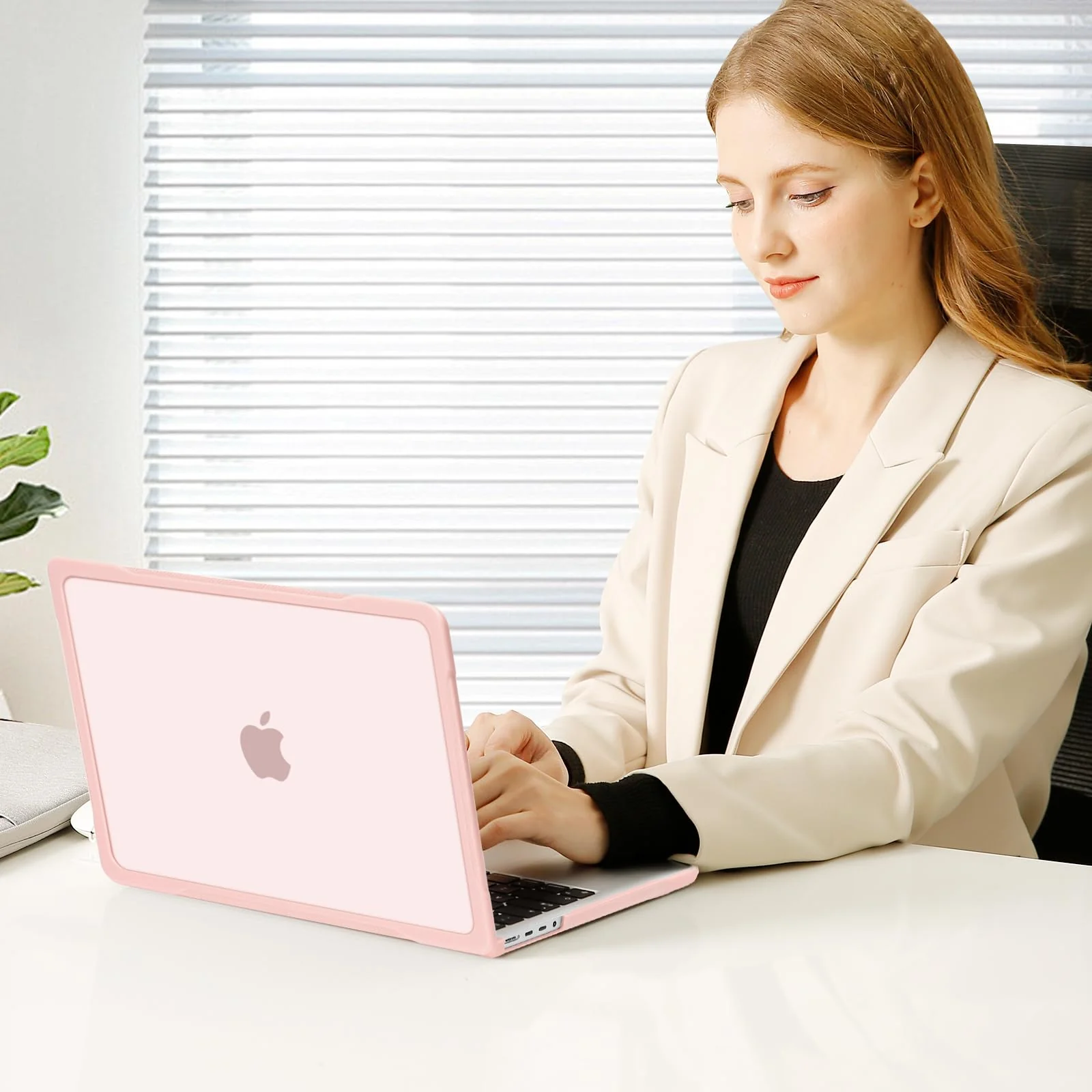 MOSISO Compatible with MacBook Pro 14 inch Case 2024-2021 Release M3 A2918 A2992 M2 A2779 M1 A2442, Soft TPU Bumper Plastic Anti-scratch Hard Shell&Keyboard Skin&Screen Protector&Pouch, Pink - Image 6