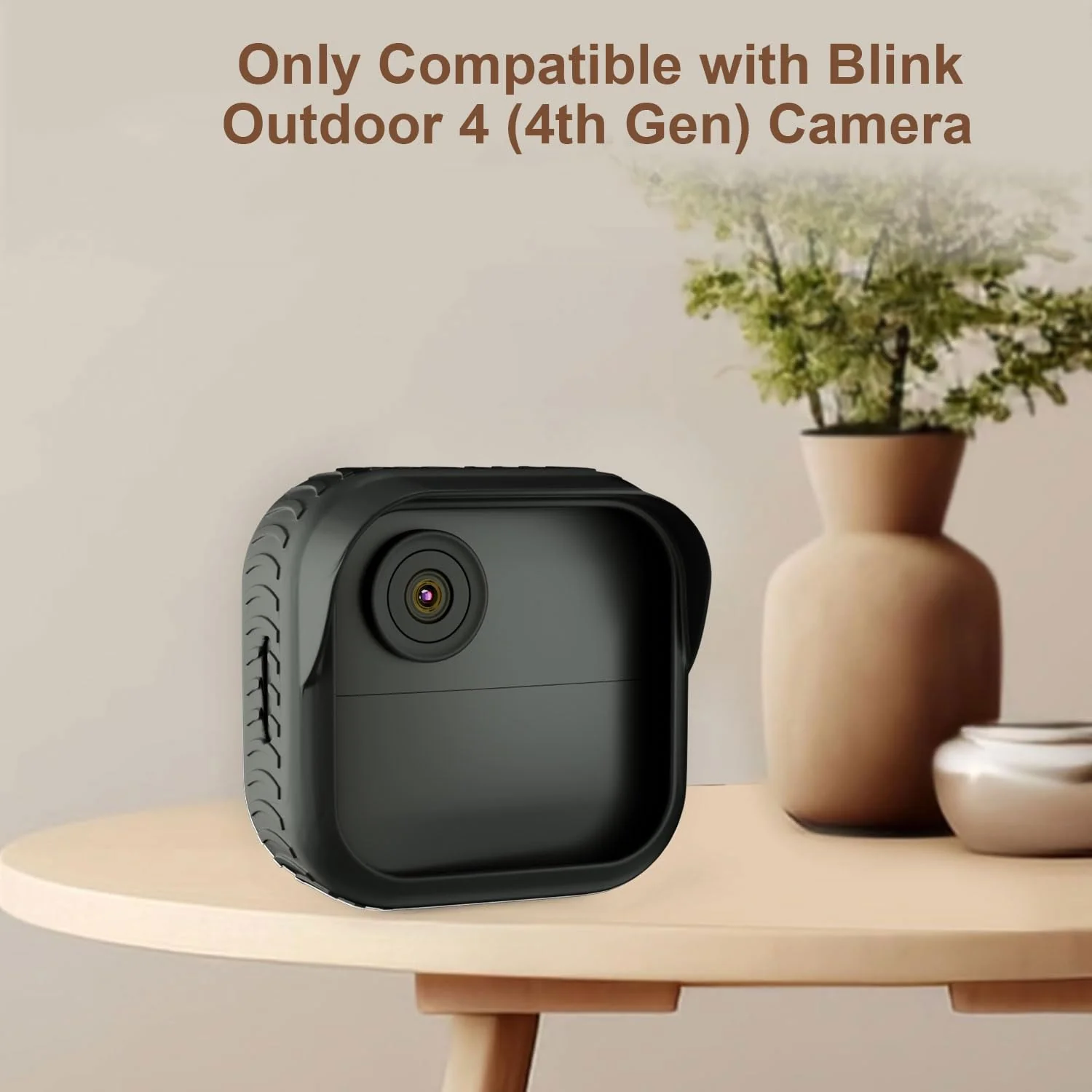 MOSISO Silicone Case Cover Compatible with Blink Outdoor 4 (4th Gen) Camera, Weatherproof Protective Silicon Skin Cover for All-New Outdoor 4 Smart Security Camera, Black, 2 Pack - Image 2