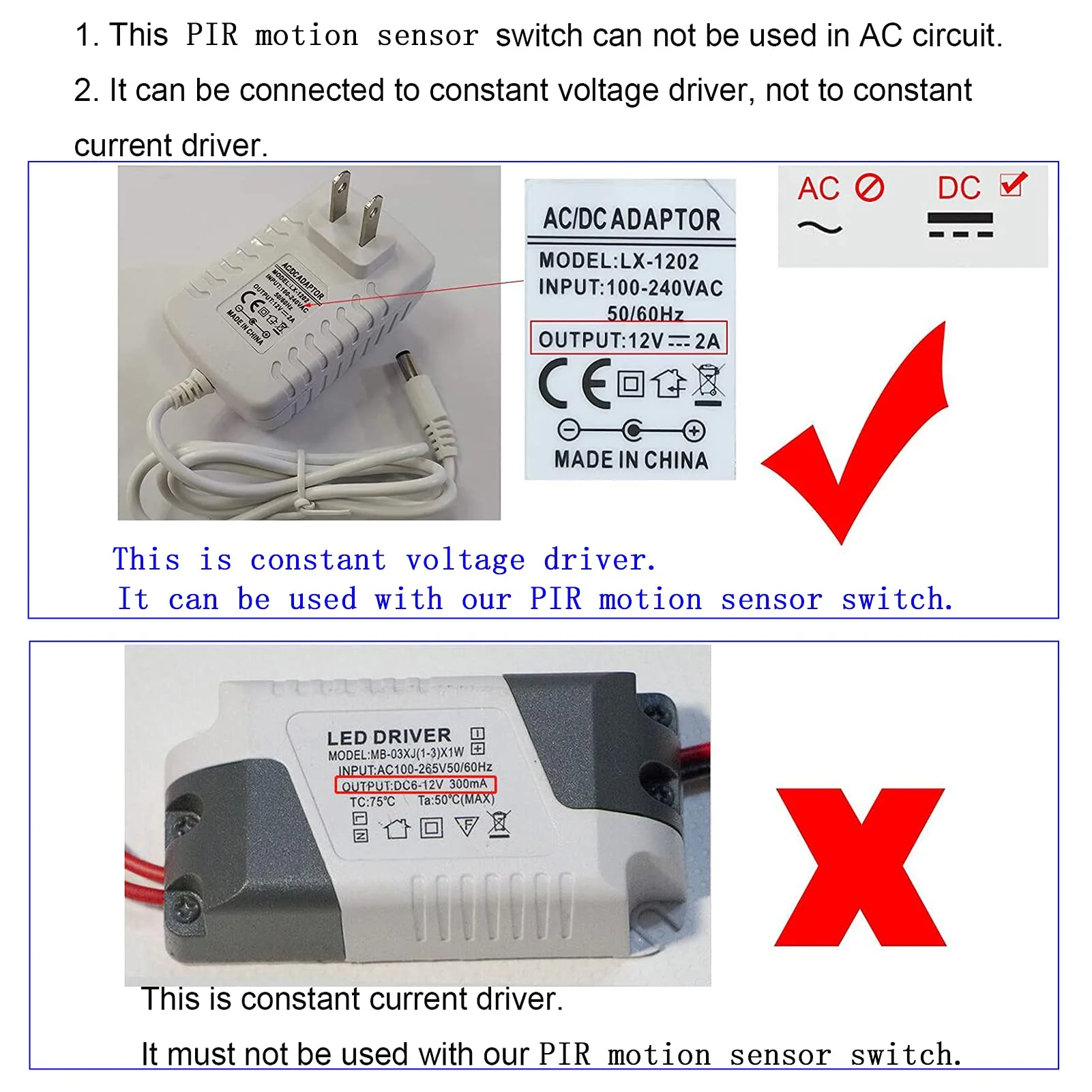 Motion Sensor Switch, DC 3.7v to 24V 4A PIR Motion Sensor for LED Lights, Mini Infrared Sensor Switch That can be Built into The Light bar or Box (3 Pieces 1037), 3pieces 1037 - Image 6