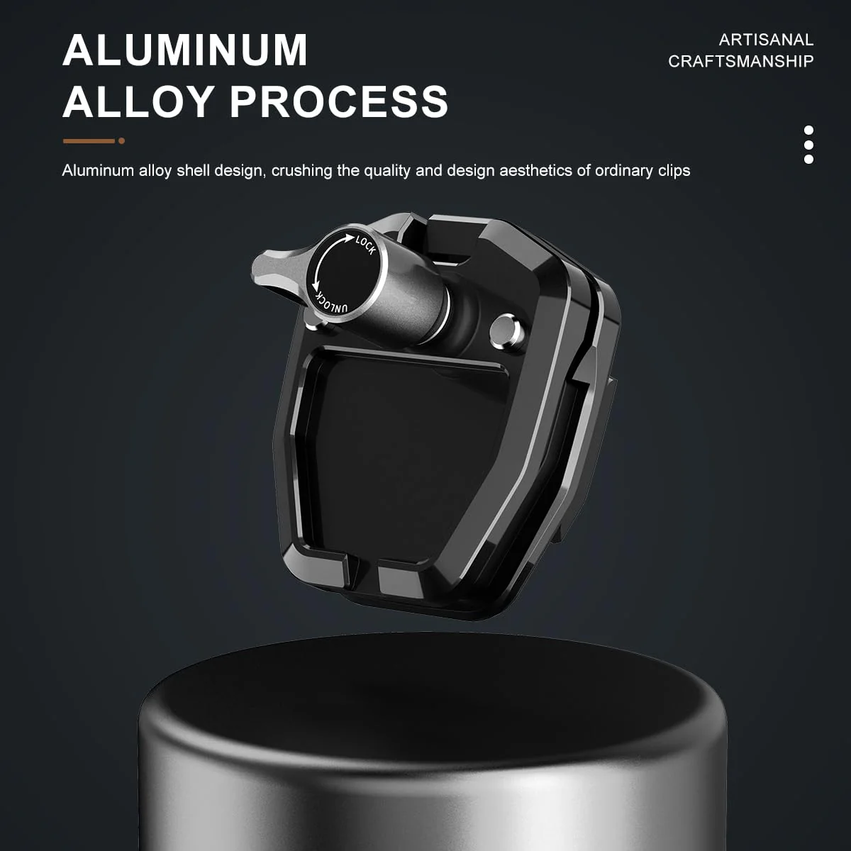 Motorcycle Windshield Clip Mount Quick Release Clip Mount for GoPro Hero 12 11 10 9 8 7, Insta360 X4 X3 X2 X ONE RS R, DJI Osmo Action, Smartphone - Image 2