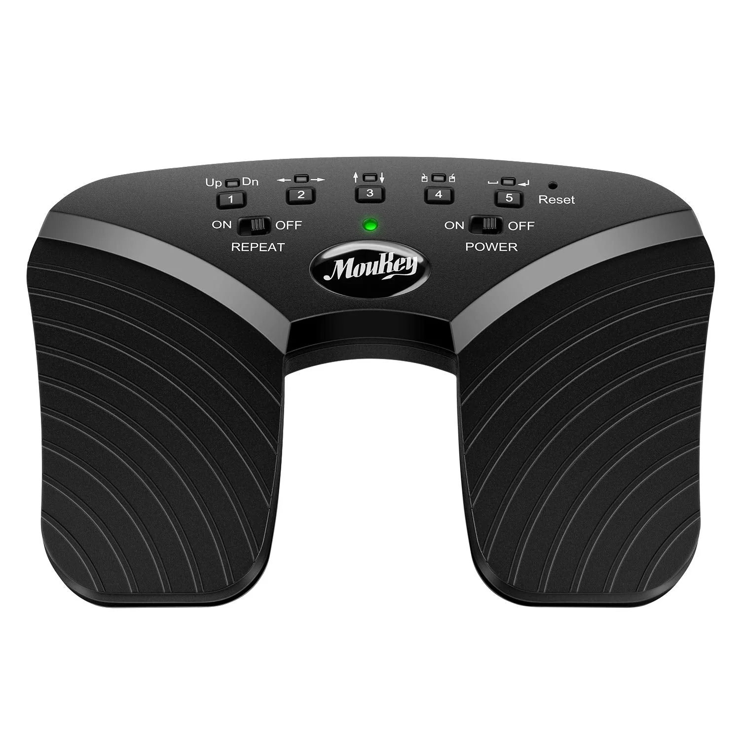 Moukey Wireless Page Turner Pedal Bluetooth Page Turner for Tablets Phone Foot Pedal Rechargeable Black - Image 7
