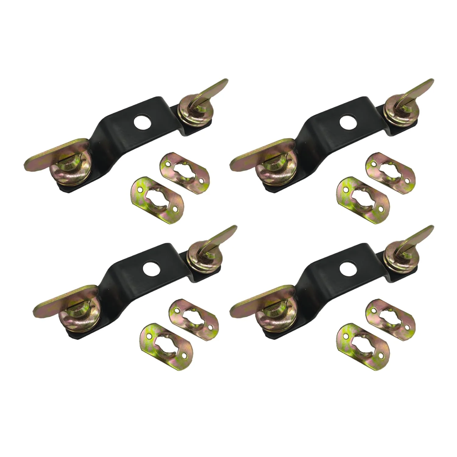 Moving Head Light Bridge Connector Truss Clamp Bracket, Quick Lock, 12 mm Aperture Diameter, 220 lb Load Capacity 4 Pack