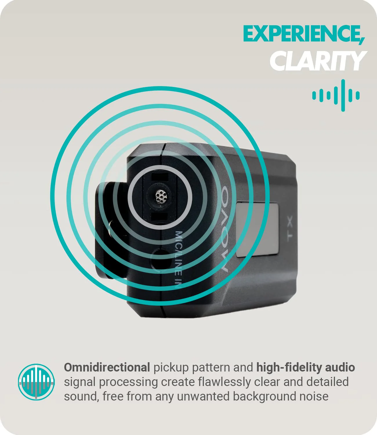 Movo WMX-2-DUO Wireless Camera Microphone Lapel Mic with Charging Case - Lav Mic, Wireless Lapel Microphone 2.4GHz Lavalier, Lav Mic for Vlogging, DSLR, Computer 2 Transmitters - Image 6