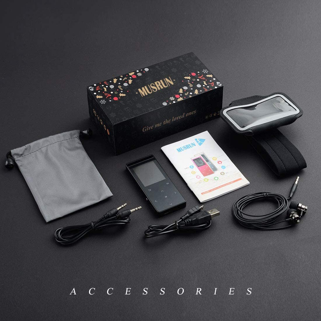 MP3 Player 64GB with Bluetooth Sport Armband,FM Record,Shuffle Play,Line-in rip Music,Voice Record,HiFi,Multifunction,Metal Shell - Image 7