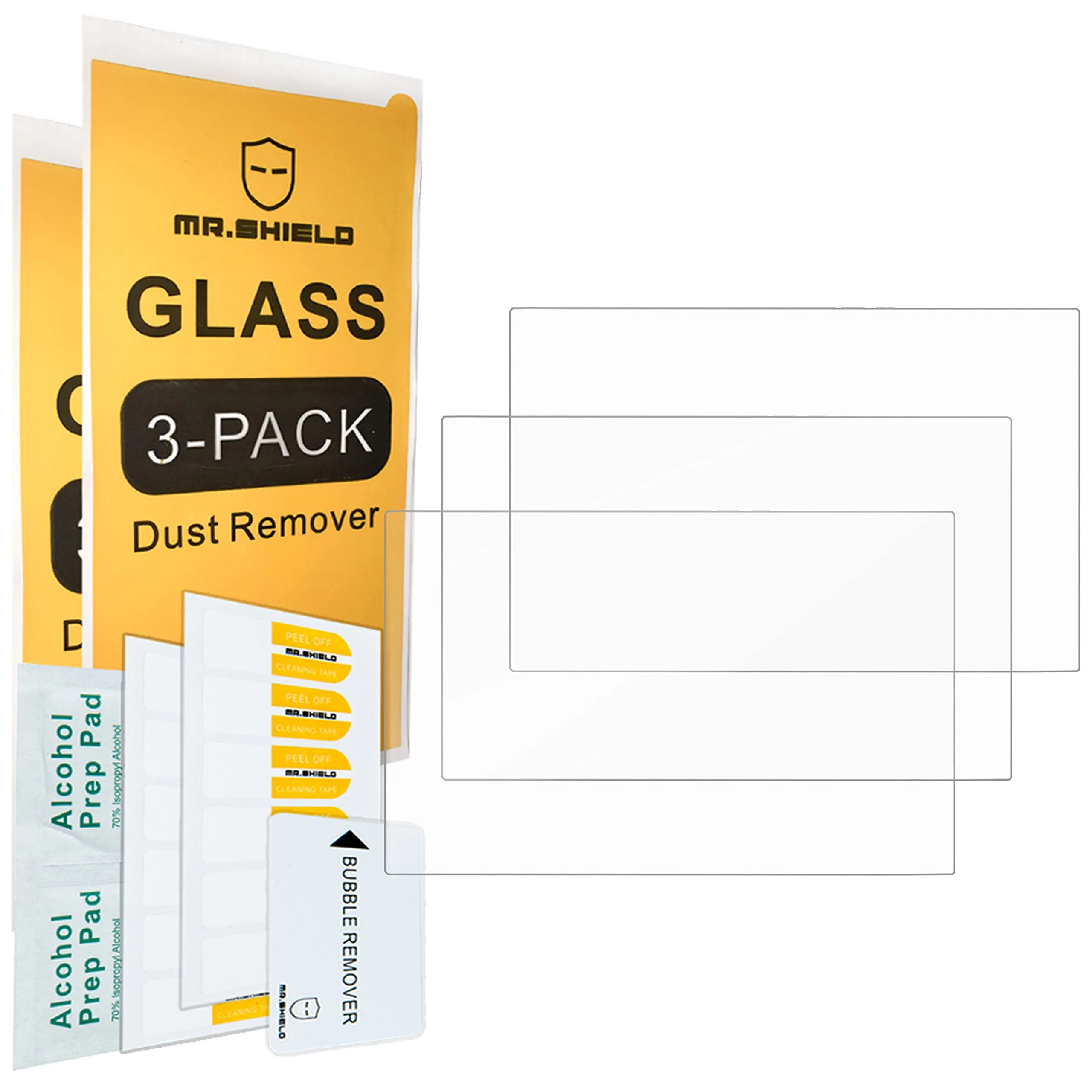Mr.Shield Screen Protector compatible with Fujifilm X100VI X100V X-T4 X-E4 Camera [Tempered Glass] [3-PACK] [Japan Glass with 9H Hardness] - Image 2