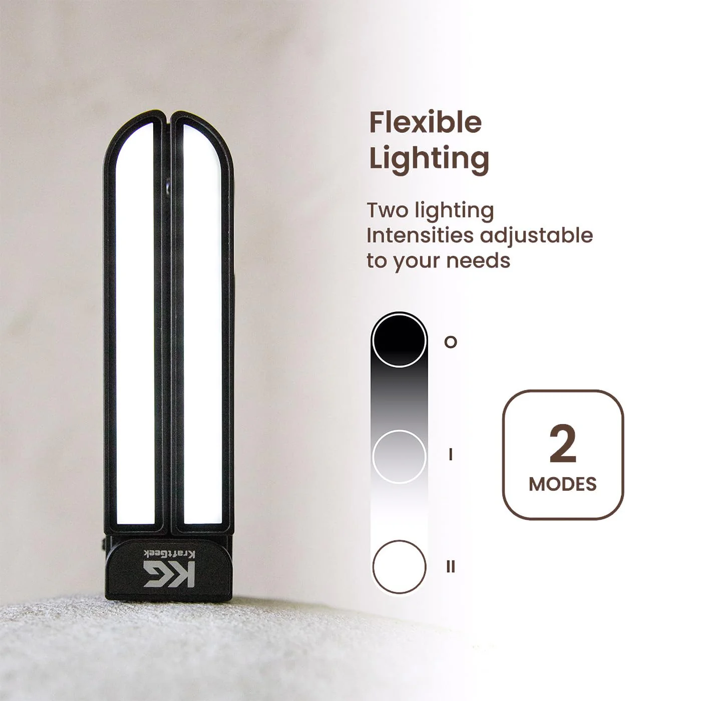 Music Stand Light Compatible Bravo Music Stand, 2 Level of Brightness,1/4" Screw Mount Adapter, Black - Image 2