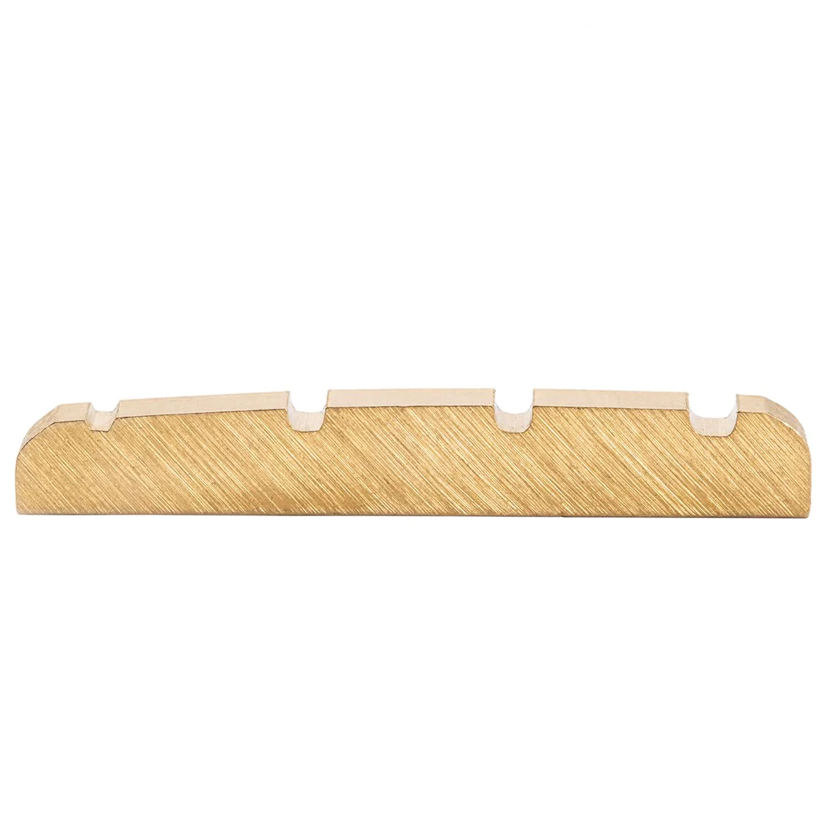 Musiclily Basic 42mm Pre-Slotted Electric Bass Brass Nut for 4-String Precision Jazz Bass, 42x3.5x6mm 4-String 42x3.5x6mm
