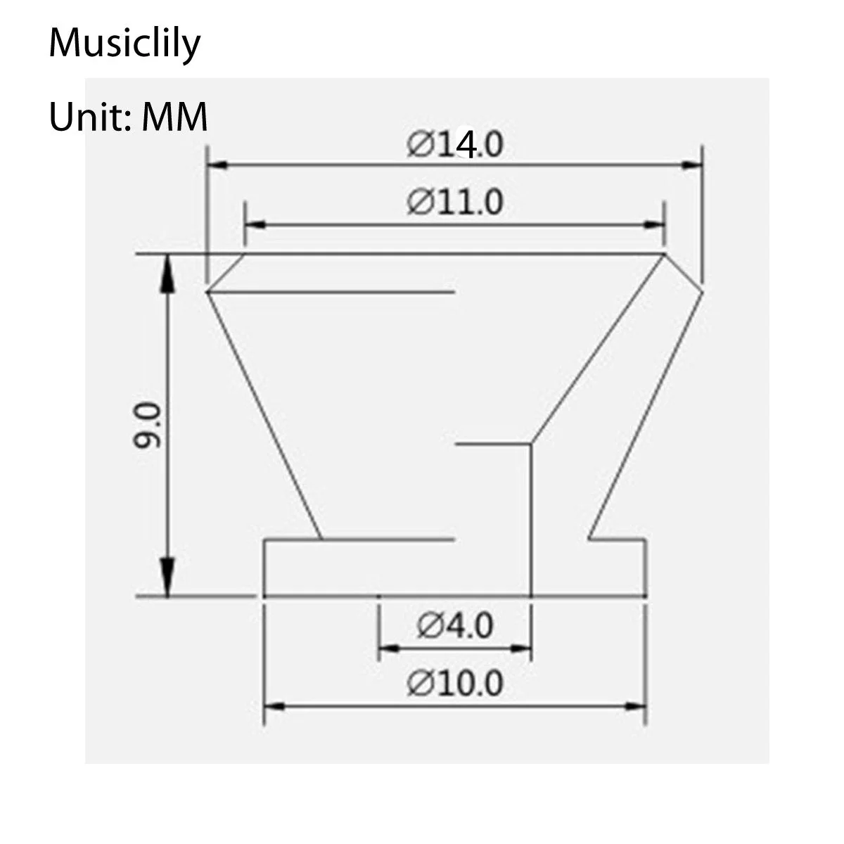 Musiclily Metal Guitar Strap Buttons End Pins for Acoustic Classical Electric Guitar Bass Ukulele,Chrome(Pack of 4) Chrome - Image 2