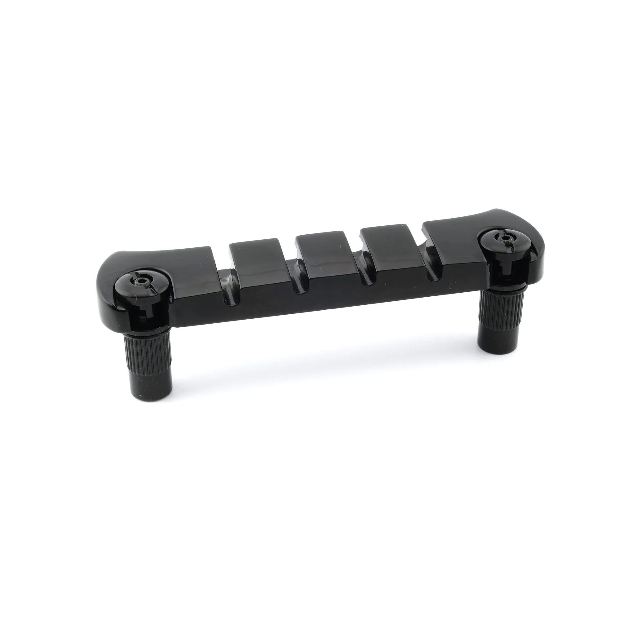 Musiclily Pro 18mm Zinc Alloy 4-String Bass Stop Tailpiece, Black - Image 4