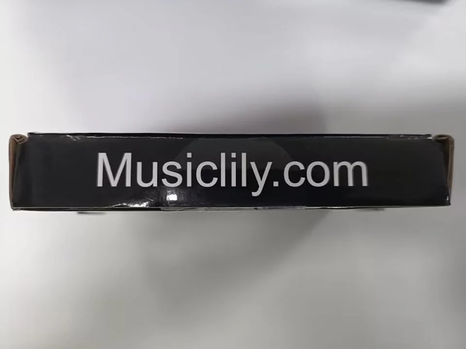 Musiclily Pro 19mm 4-String Bass Hardtail Bridge with Brass Saddles and Steel Plate, Gold - Image 8