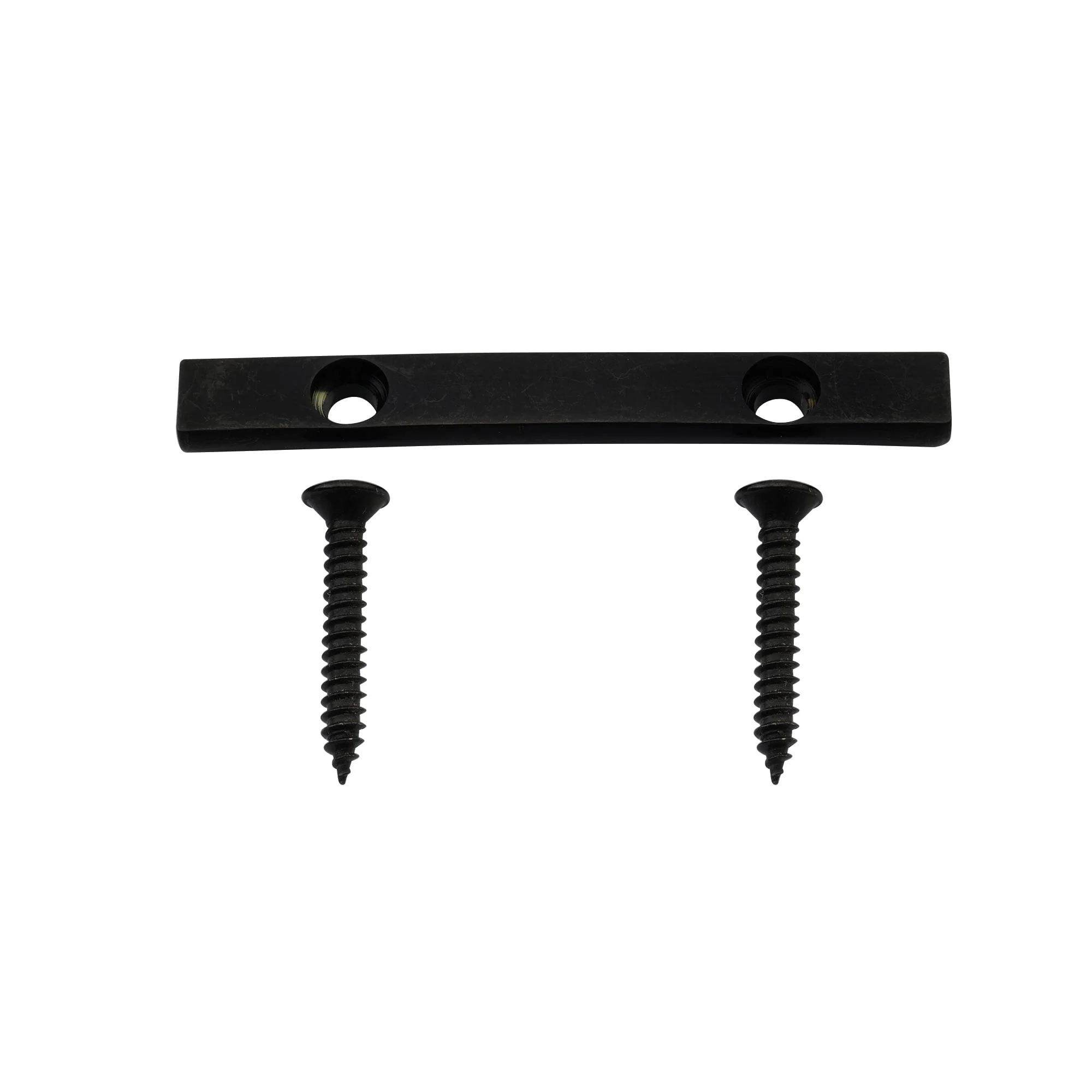 Musiclily Pro 45mm Brass Bass String Retainer Bar for 5-String Electric Bass, Black