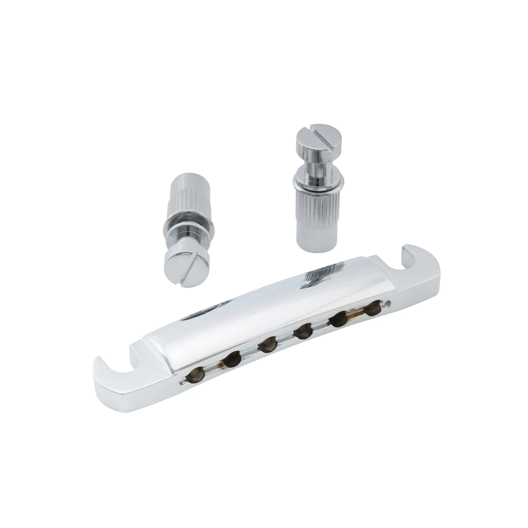 Musiclily Pro 52.5mm Tune-o-matic Stop Tailpiece for 6-string Epiphone Les Paul SG Style Electric Guitar, Chrome