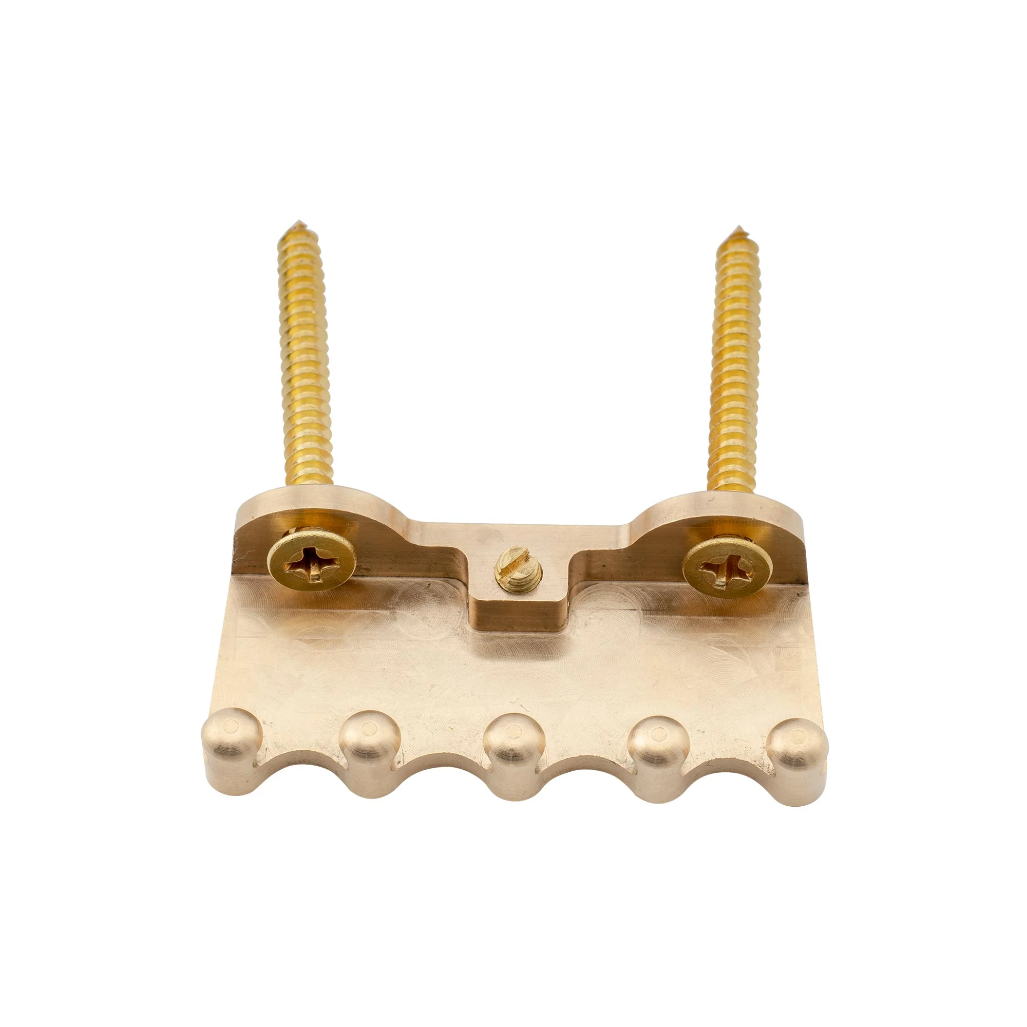 Musiclily Ultra Heavy Duty Full Brass Electric Guitar Tremolo Claw for Strat/Floyd Rose Tremolo Bridge System, Original Color