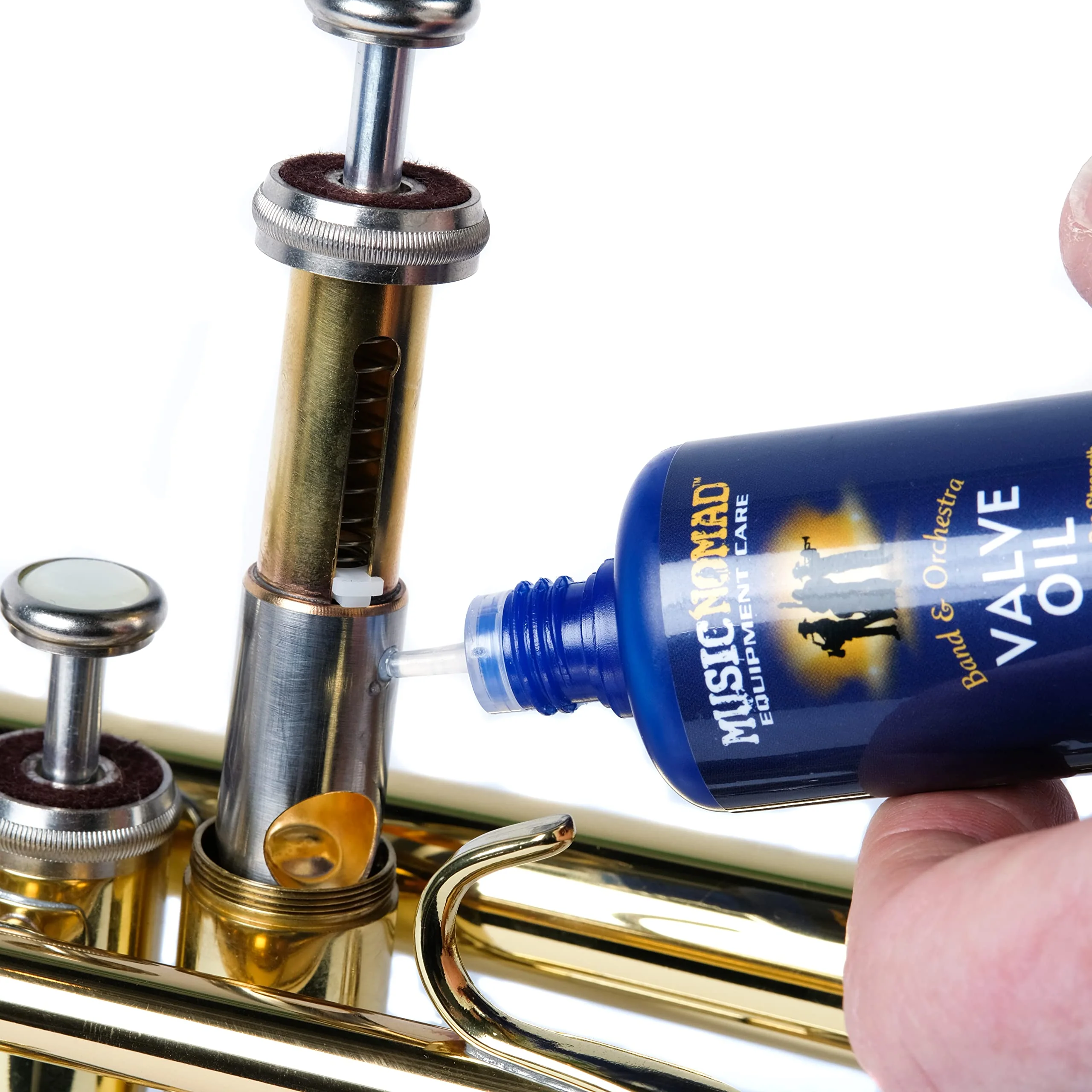 MusicNomad 6 pc. Premium Trumpet (Cornet) Cleaning & Care Kit with Extra Care Built into our Product Designs, Formulas, Instructions, Give Back & Storage Bag for Complete Care (MN770) - Image 6