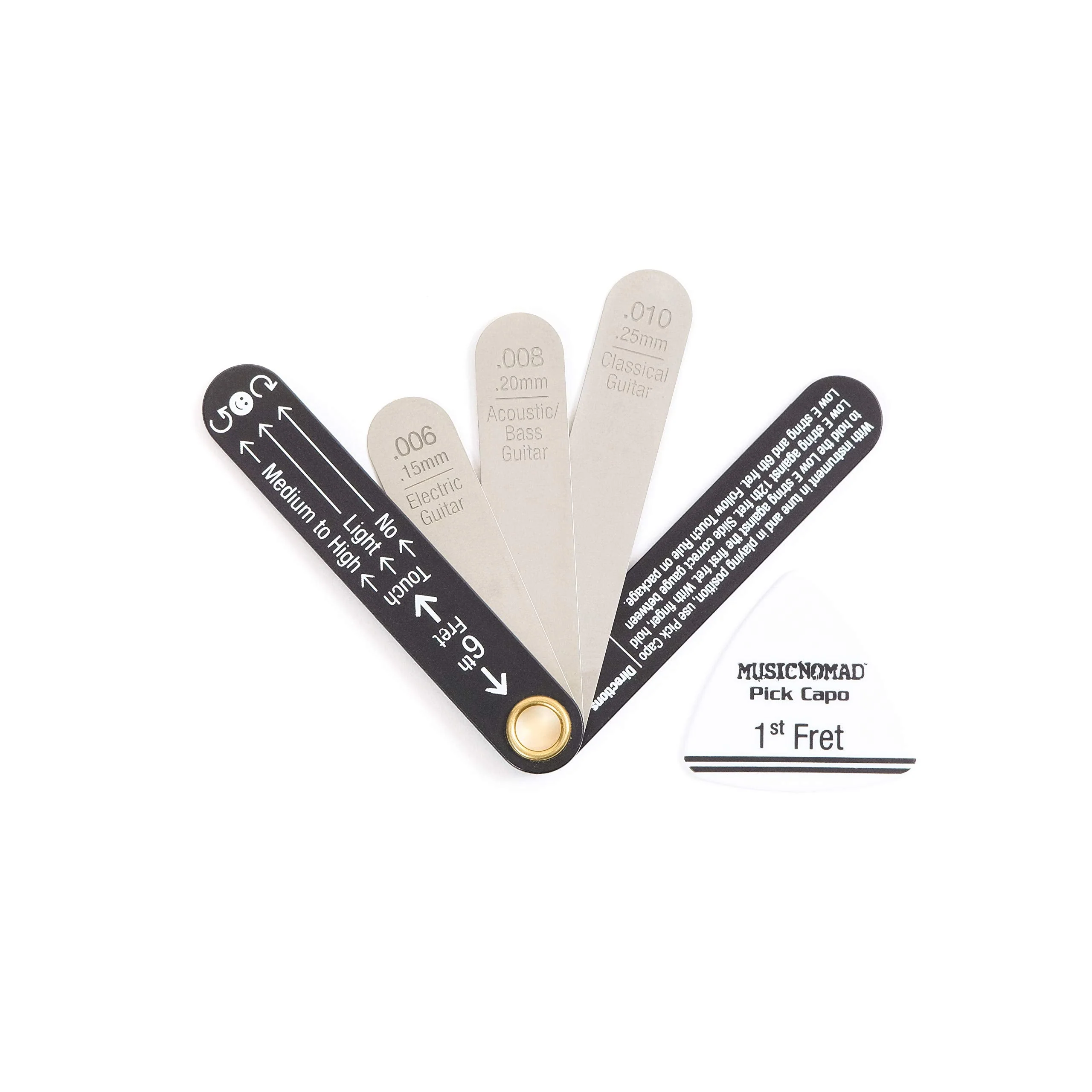 MusicNomad Truss Rod Neck Relief Measure and Adjust Kit Compatible with Gibson and PRS (USA) Guitars (MN611) - Image 3