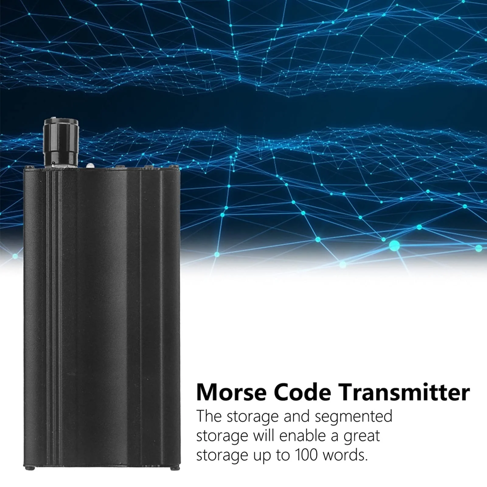 MX K2 Morse Code Keyer Auto Memory Controller, Aluminum Alloy for Radio Amplifier CW Transceiver - Image 2
