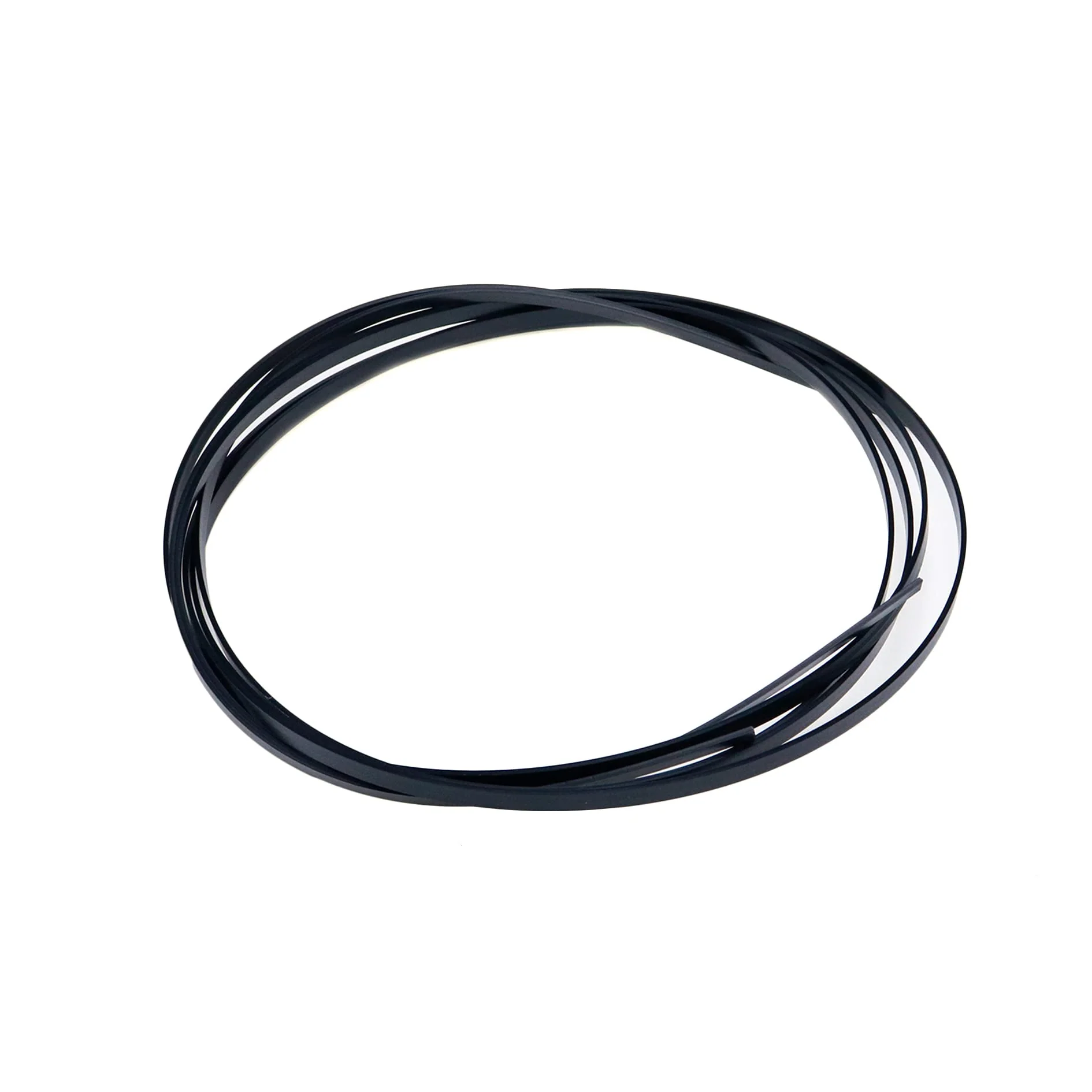 MY MIRONEY 2PCS Black Guitar Binding Purfling Strip ABS Strips for Acoustic or Classical Guitar, 5.4ft Long