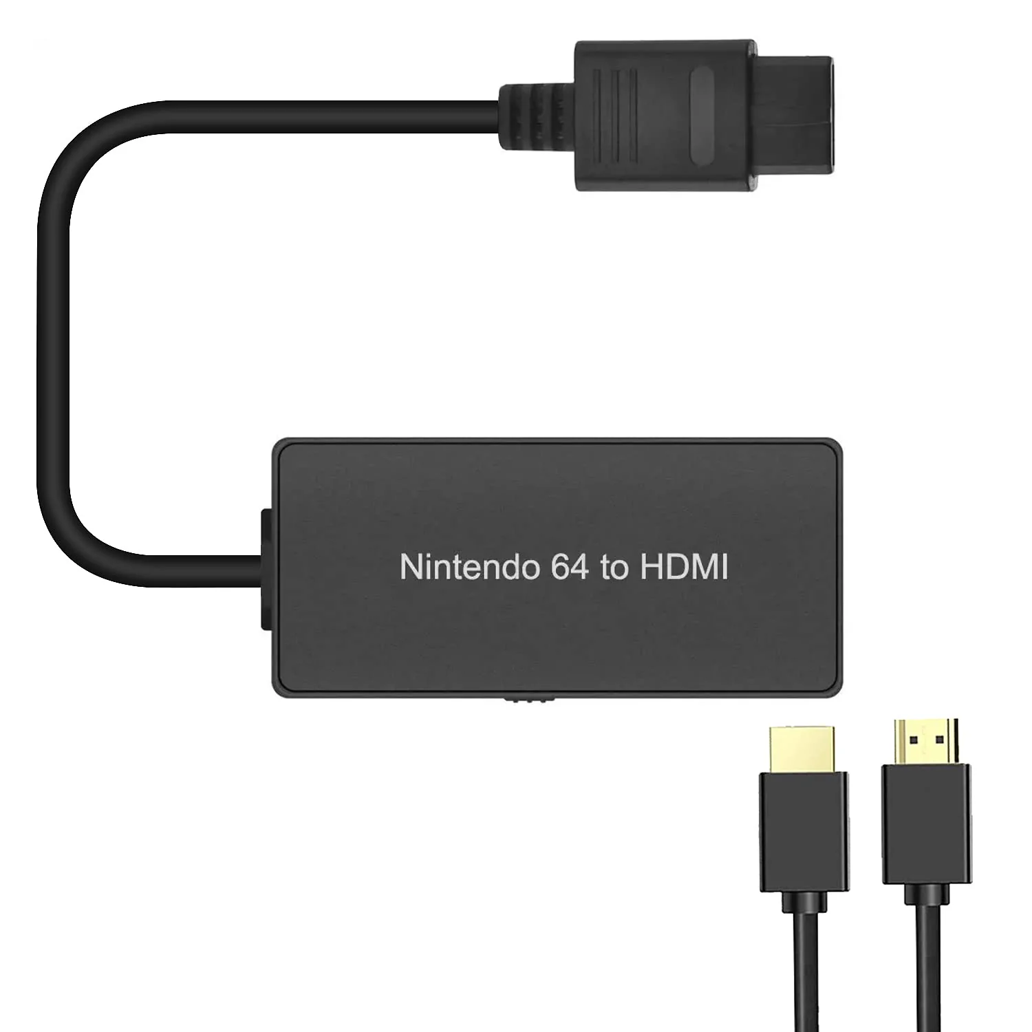 N64 to HDMI Converter Converts N64 Game Console Video Signal to HDMI Signal Easily Connect The Game Console to HDTV Adapter/Converter(Support N64,SNES,SFC,NGC)