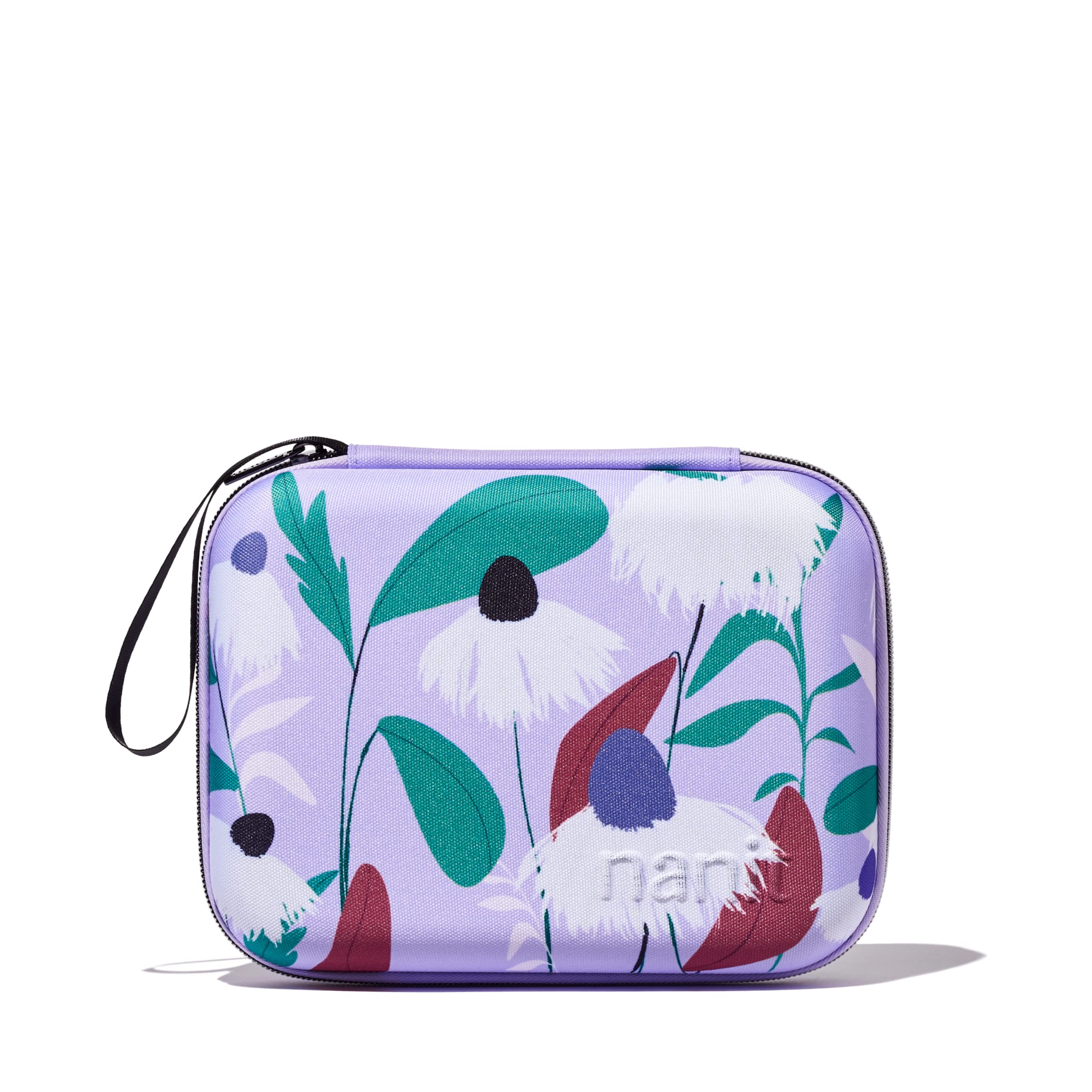 Nanit Travel Case – Protective Hard Shell Carrying Case for Nanit Pro Baby Monitor and Multi-Stand Travel Accessory, Purple Floral