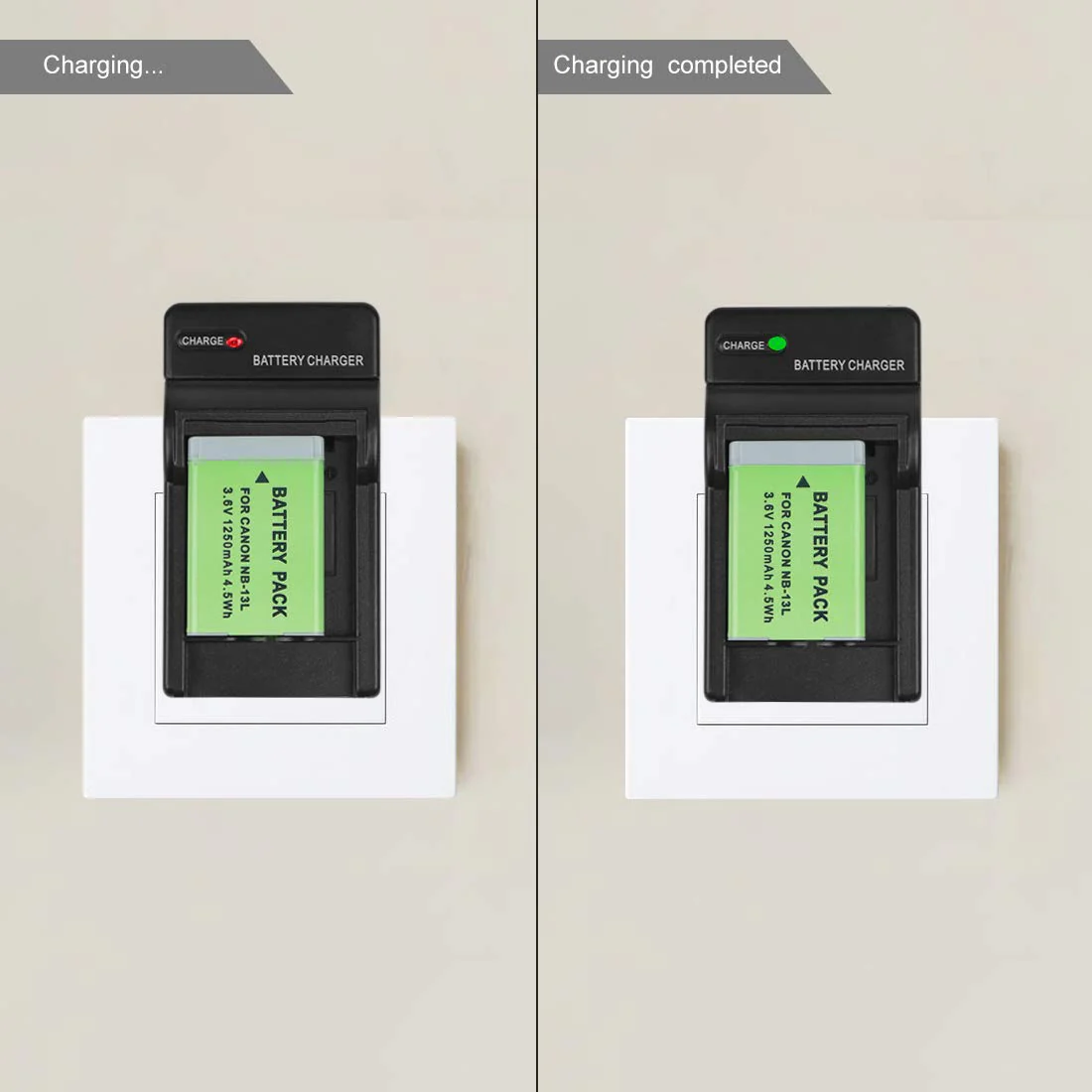 NB-13L nb 13l Battery Charger for Canon PowerShot G1 X Mark III, G7 X, G7 X Mark II, G9 X, SX720 HS, SX730 HS, SX740 HS and More - Image 7
