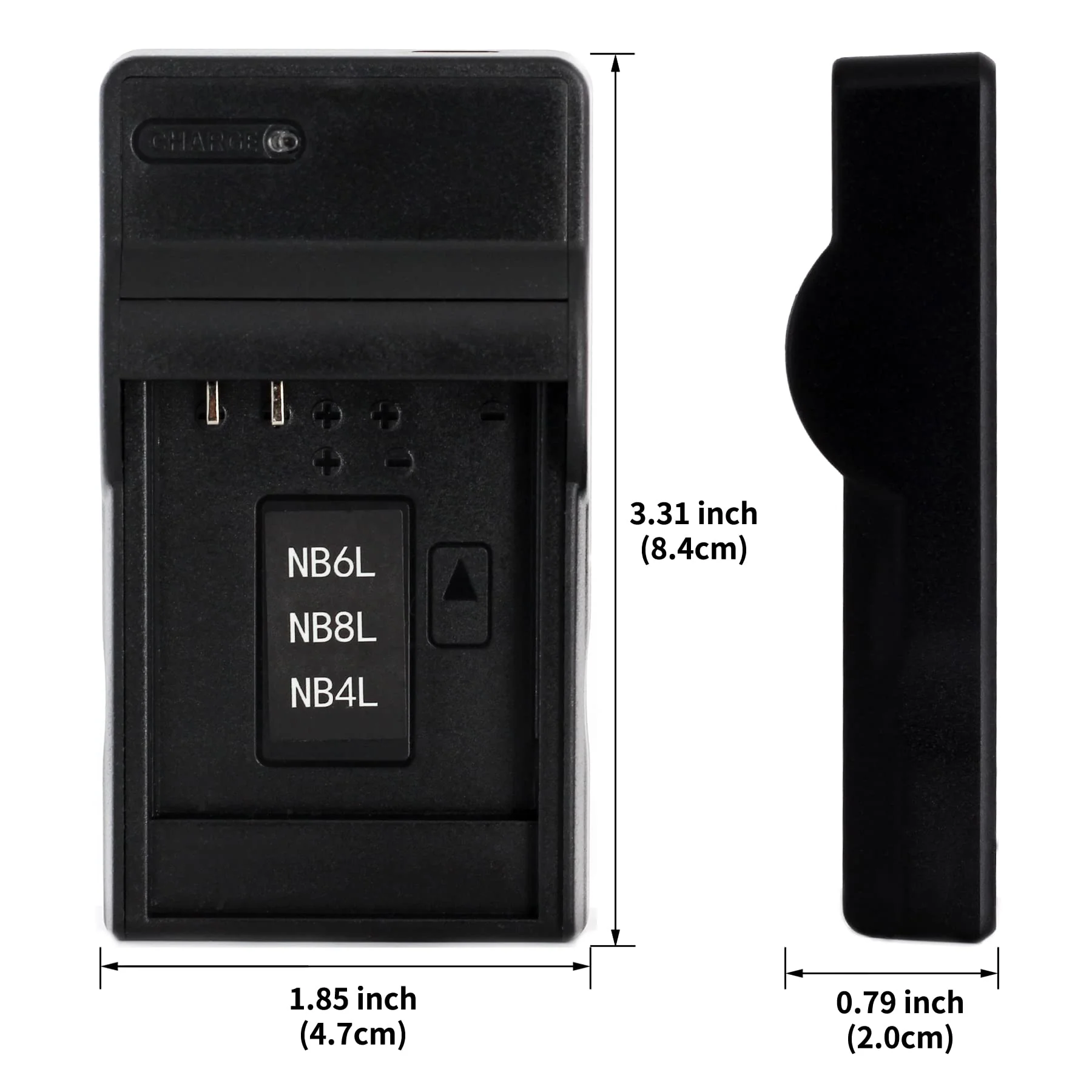 NB-4L USB Charger for Canon PowerShot SD750 SD780 is SD1000 SD1100 is SD1400 is A2200 A3100 is, IXY Digital 60, IXUS 220 HS, Digital IXUS 70 Camera and More - Image 4
