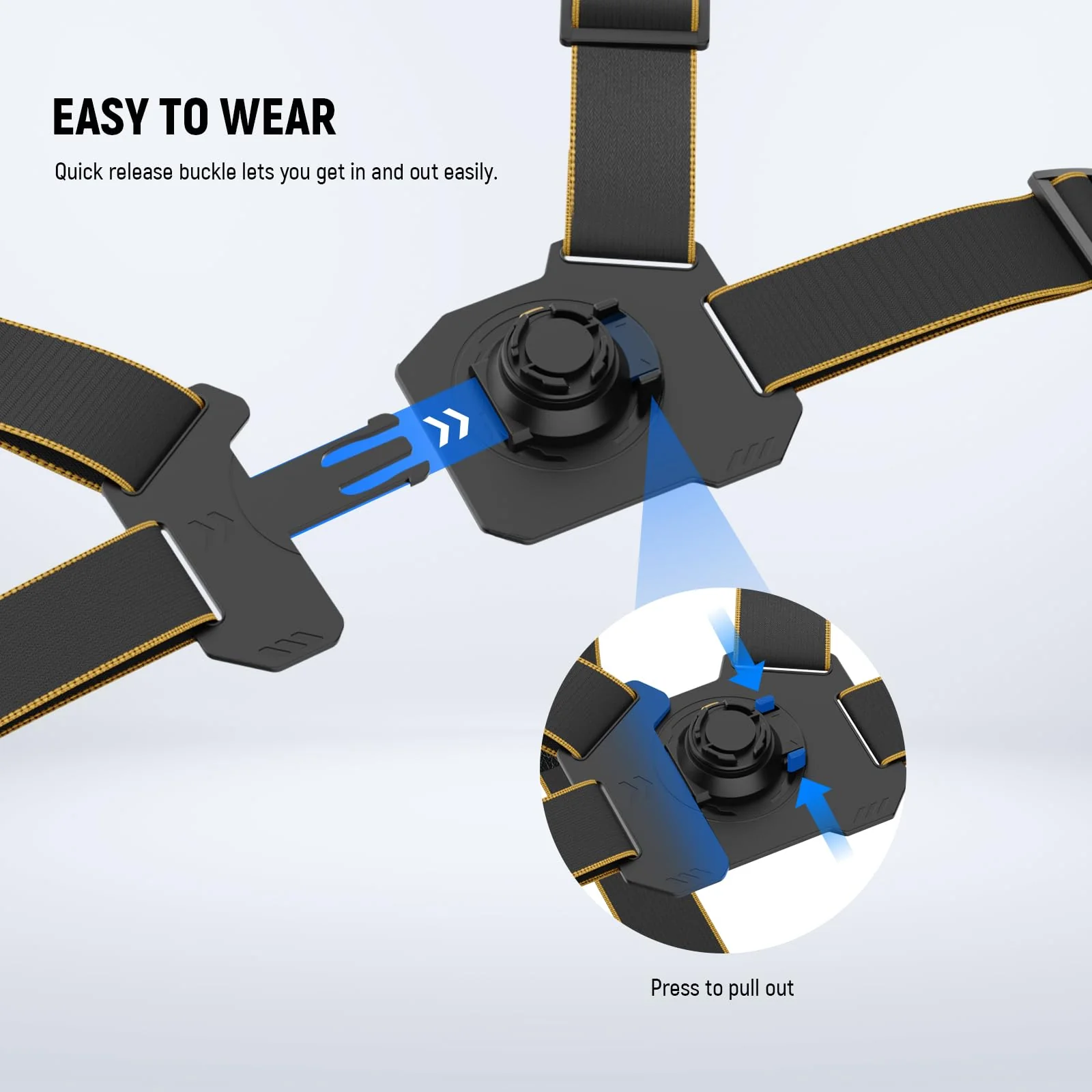 NEEWER Chest Mount Harness for Action Camera & Phone, Adjustable Hand Free Chest Strap Compatible with GoPro Hero DJI Osmo iPhone Android, Magnetic Phone Chest Mount for POV Video Vlog, GP18 - Image 7