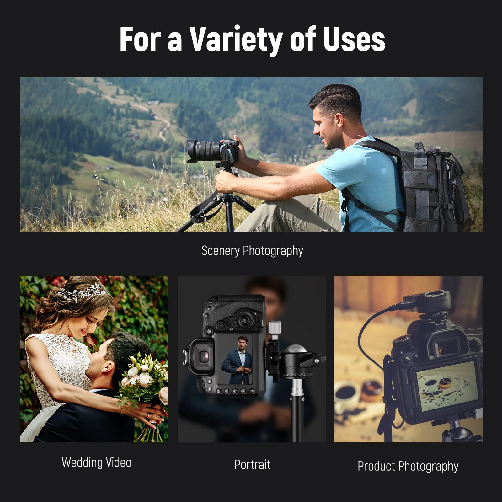 NEEWER Low Profile Camera Tripod Ball Head, 36mm Metal Panorama Ball Head Compatible with Arca 1/4” Quick Release Plate for Tripod Monopod Slider DSLR Camera Camcorder, Load Capacity: 33lb/15kg -GM36 - Image 8