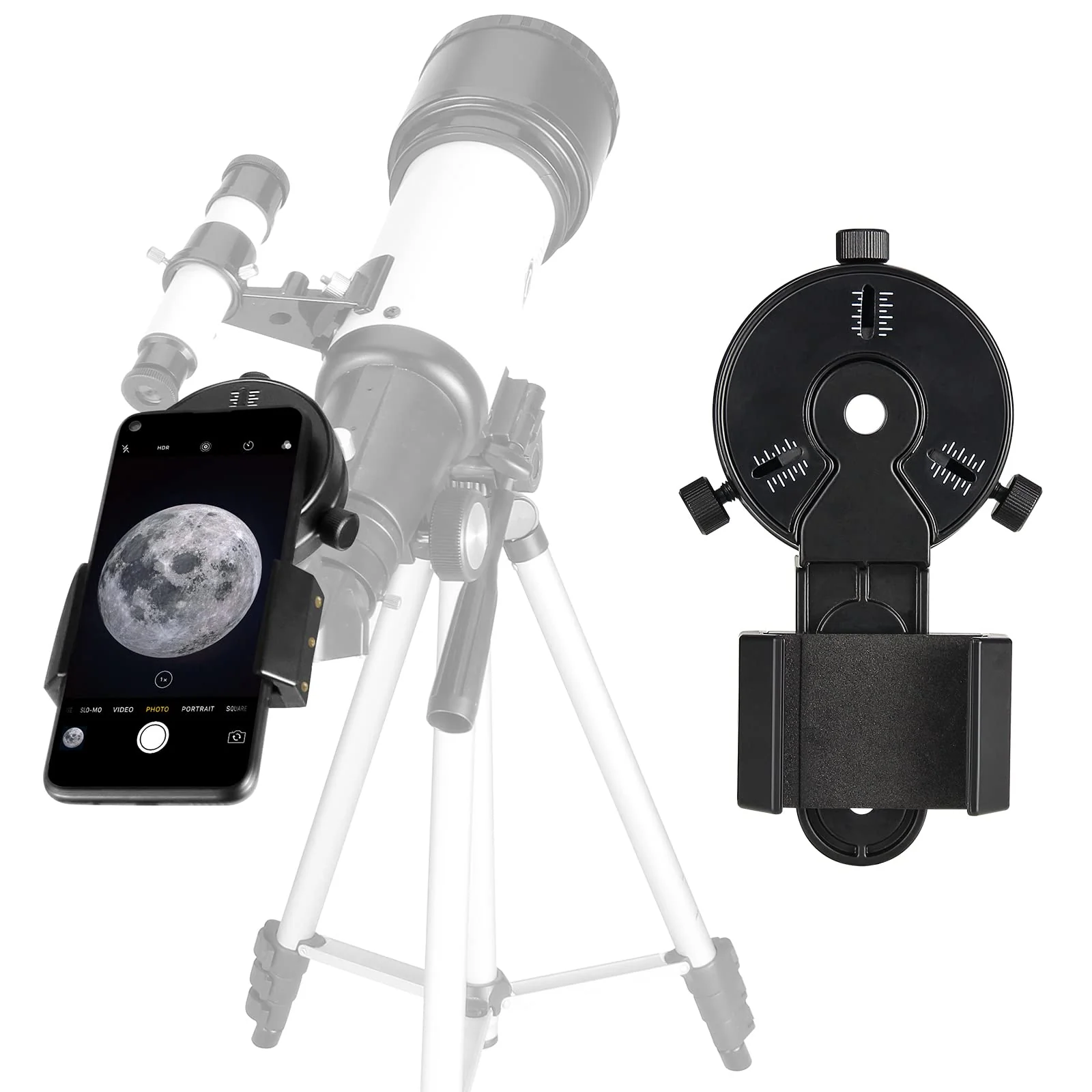 Newest Smartphone Scope Adapter- Phone Mount for Spotting Scopes& Binoculars& Monocular& Telescope& Microscope - Image 5