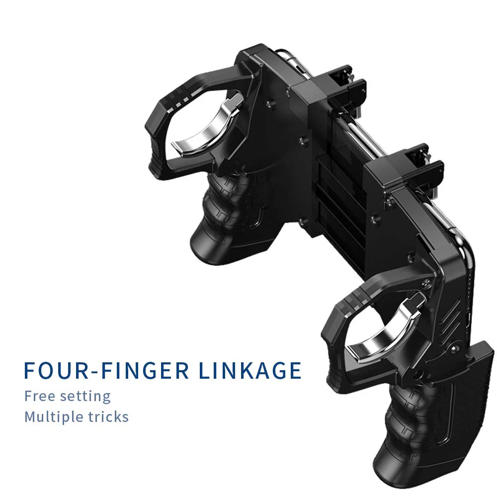 Newseego for Mobile Game Controller, Game Controller Gamepad with L1R1 Trigger for Shooter Sensitive and Aim Trigger Controller for Android & iOS for Knives Out/Rules of Survival Black - Image 6