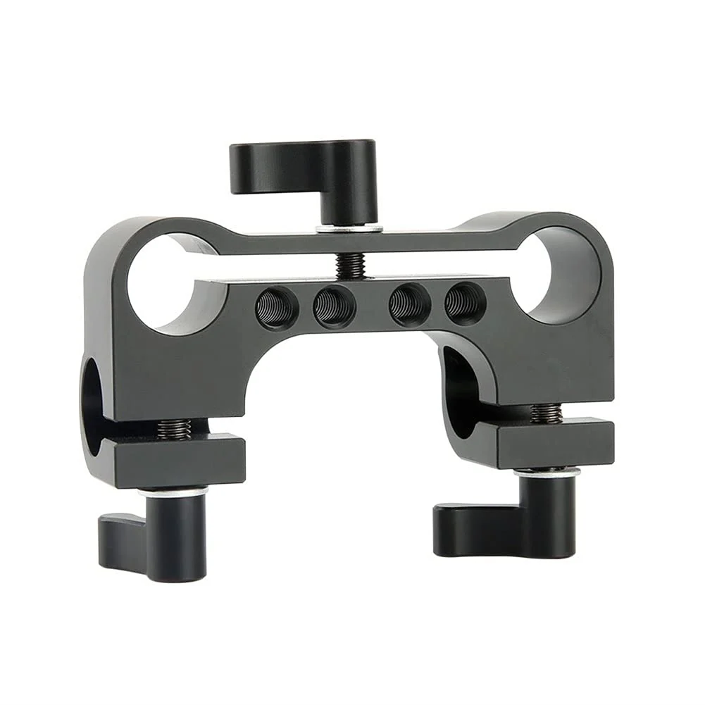 NICEYRIG 90 Degree Right Angle Rail Block to 15mm Dual Rod Clamp for 15mm Video Camcorder Camera Shoulder Support System - 167 - Image 5
