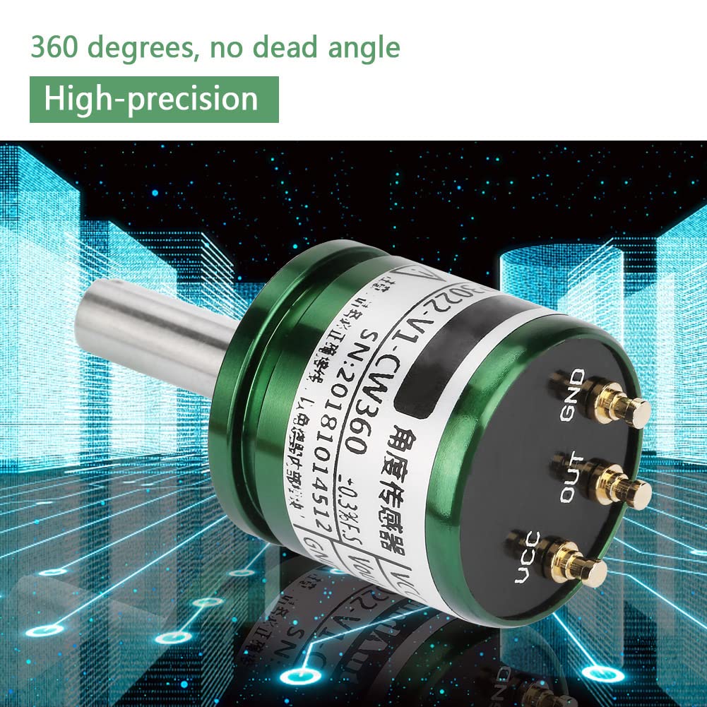 Nikou Hall Angle Sensor, Rotary Encoder, Rotary Encoder, Rotation Axis Resolution, 0.088°, 0-360 Degree, Rotating Hall Angle Sensor, 0-5V Output, Full Circle, 12 Bit - Image 3