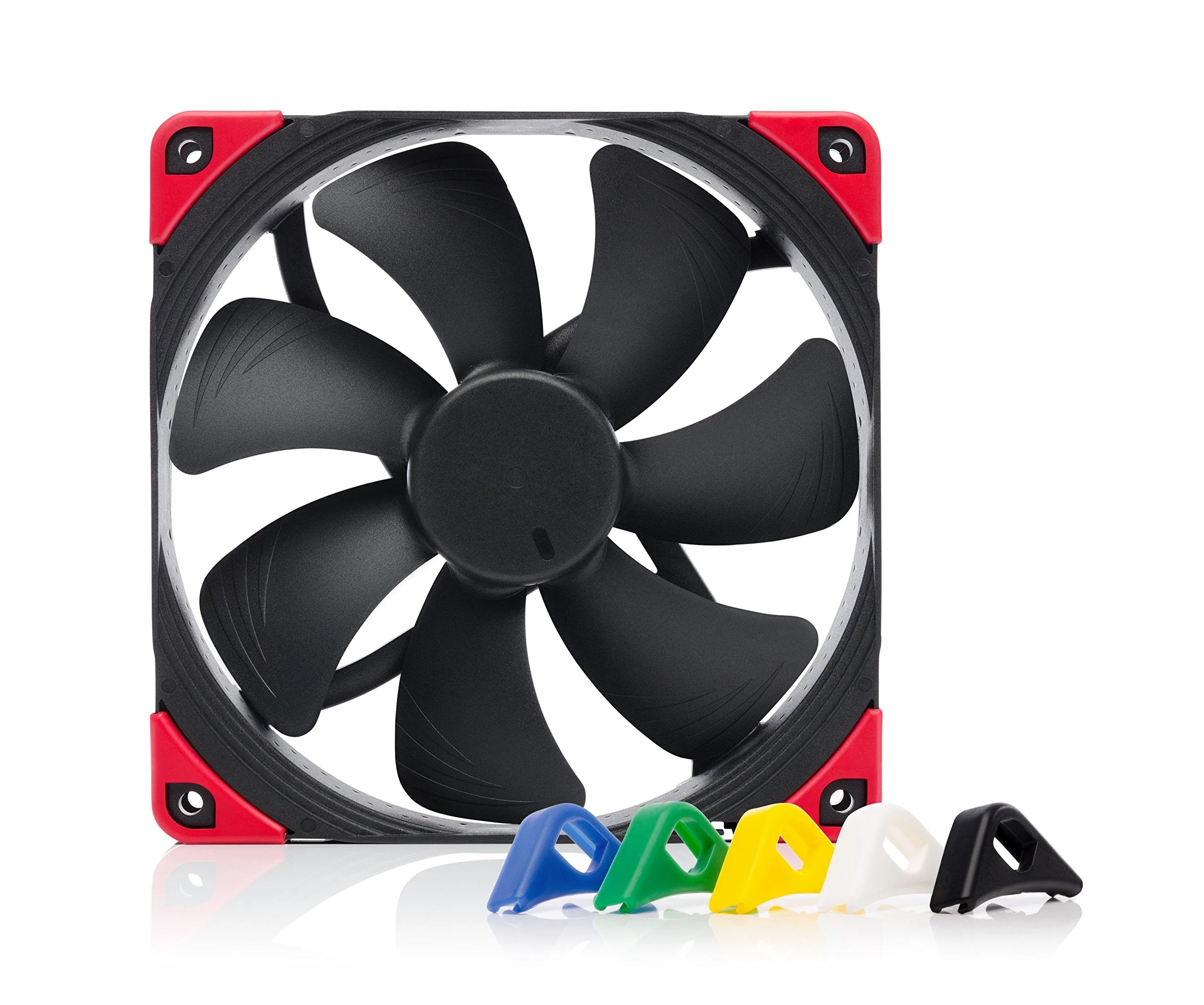 Noctua NF-A14 PWM chromax.Black.swap, Premium Quiet Fan, 4-Pin (140mm, Black) pack of 1