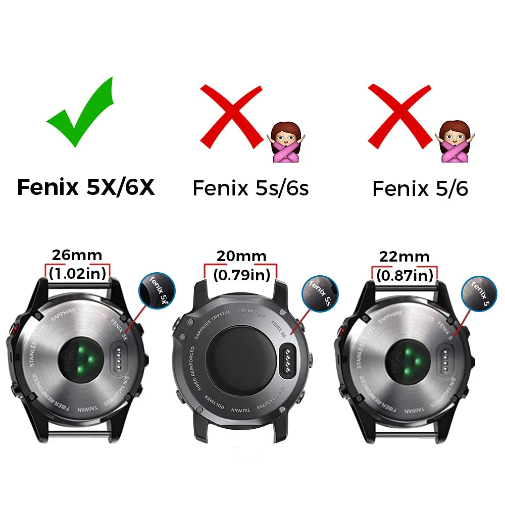 NotoCity Compatible Fenix 5X Plus Bands Fenix 7X Sport Silicone Replacement Watch Strap for Garmin Fenix 5X/Fenix 5X Plus/Fenix 6X/Fenix 6X Pro/Fenix 3/HR/Descent MK1/D2 Delta PX/D2 Charlie (Teal) 1 Pack Teal - Image 4
