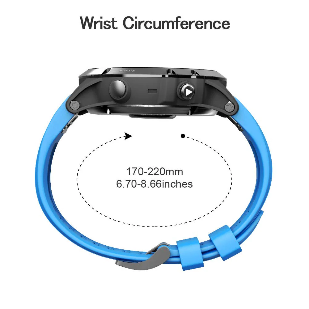 NotoCity Compatible Fenix 5X Plus Bands Fenix 7X Sport Silicone Replacement Watch Strap for Garmin Fenix 8 51mm/Fenix 5X/Fenix 5X Plus/Fenix 6X/Fenix 6X Pro/Fenix 3/HR/Descent MK1/D2 Delta PX/D2 Charlie(Blue) 1 Pack Blue - Image 7