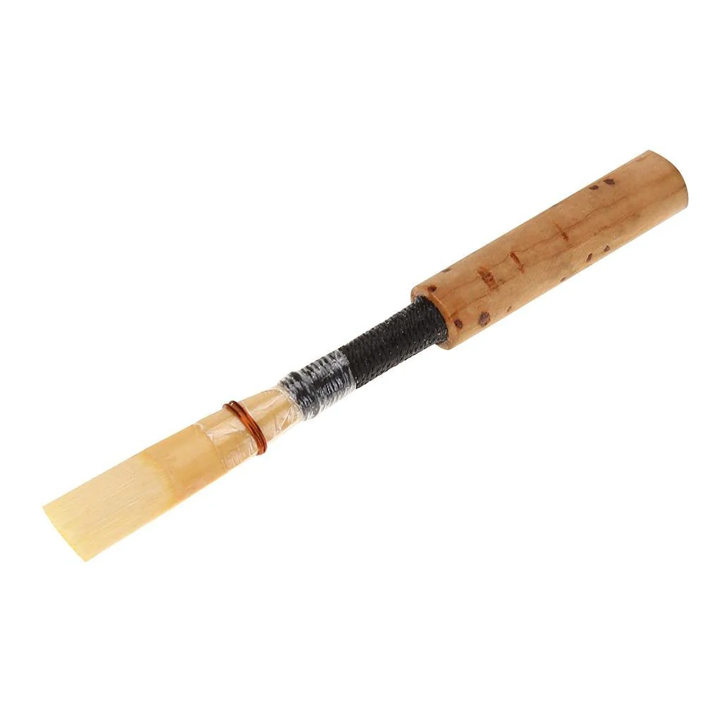 Oboe Medium Hard Oboe Reeds Handmade Oboe Cork Wind Instrument Parts with Storage Sleeves(5pcs) 5pcs - Image 2