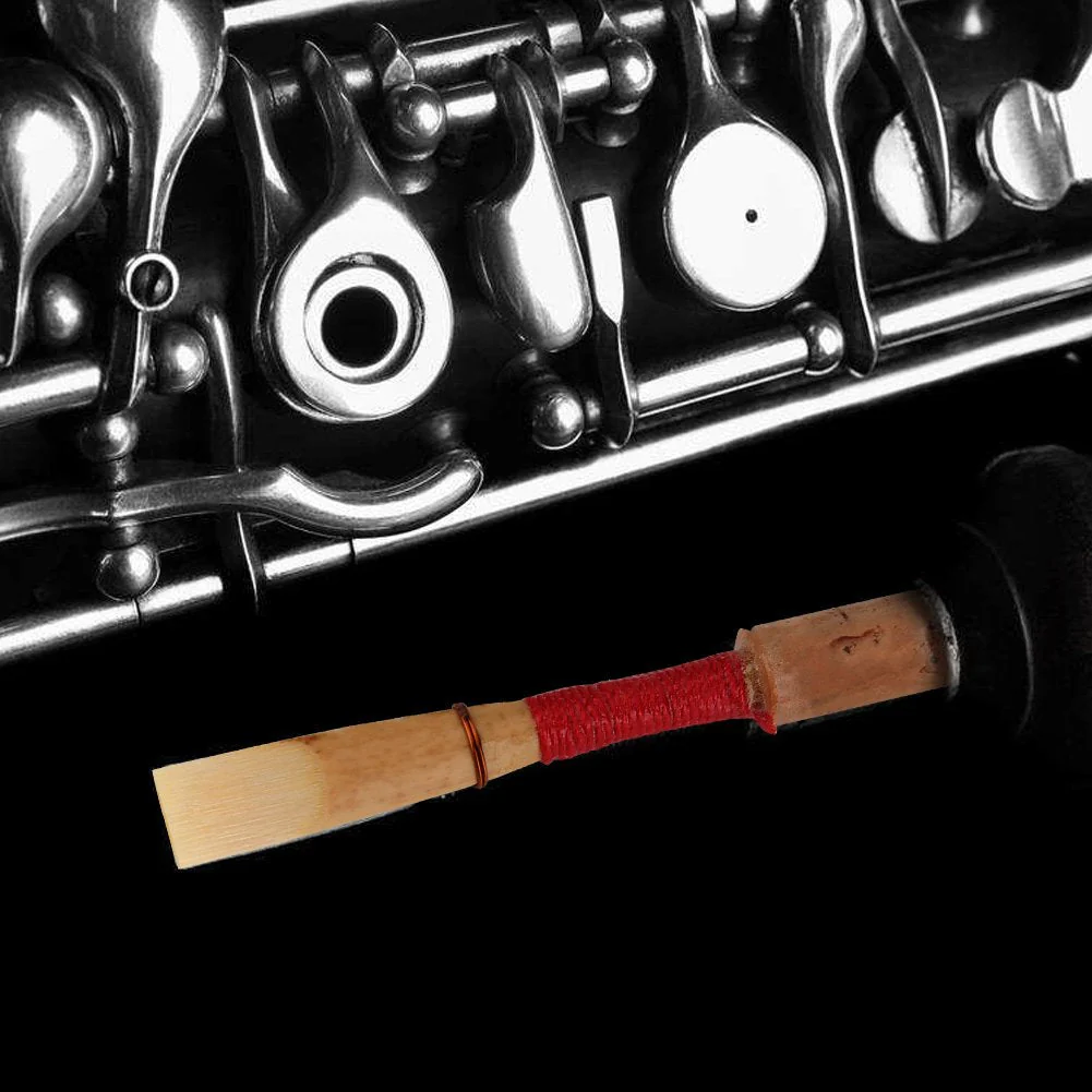 Oboe Reeds, Pack of 5 Bamboo Oboe Reeds Medium Soft Handmade Oboe with Transparent Storage Case Medium Strength Instrument Accessories For Beginners Oboe Accessories - Image 7