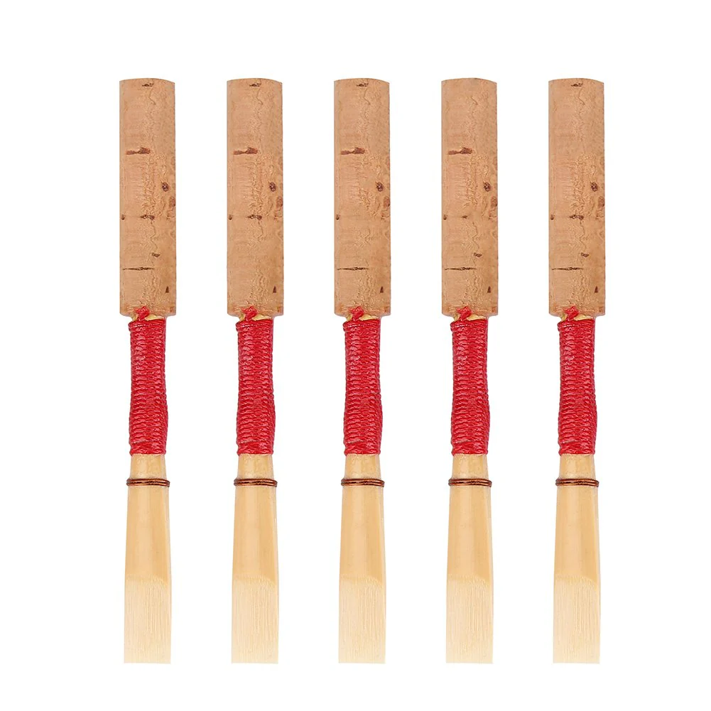 Oboe Reeds, Pack of 5 Bamboo Oboe Reeds Medium Soft Handmade Oboe with Transparent Storage Case Medium Strength Instrument Accessories For Beginners Oboe Accessories - Image 8