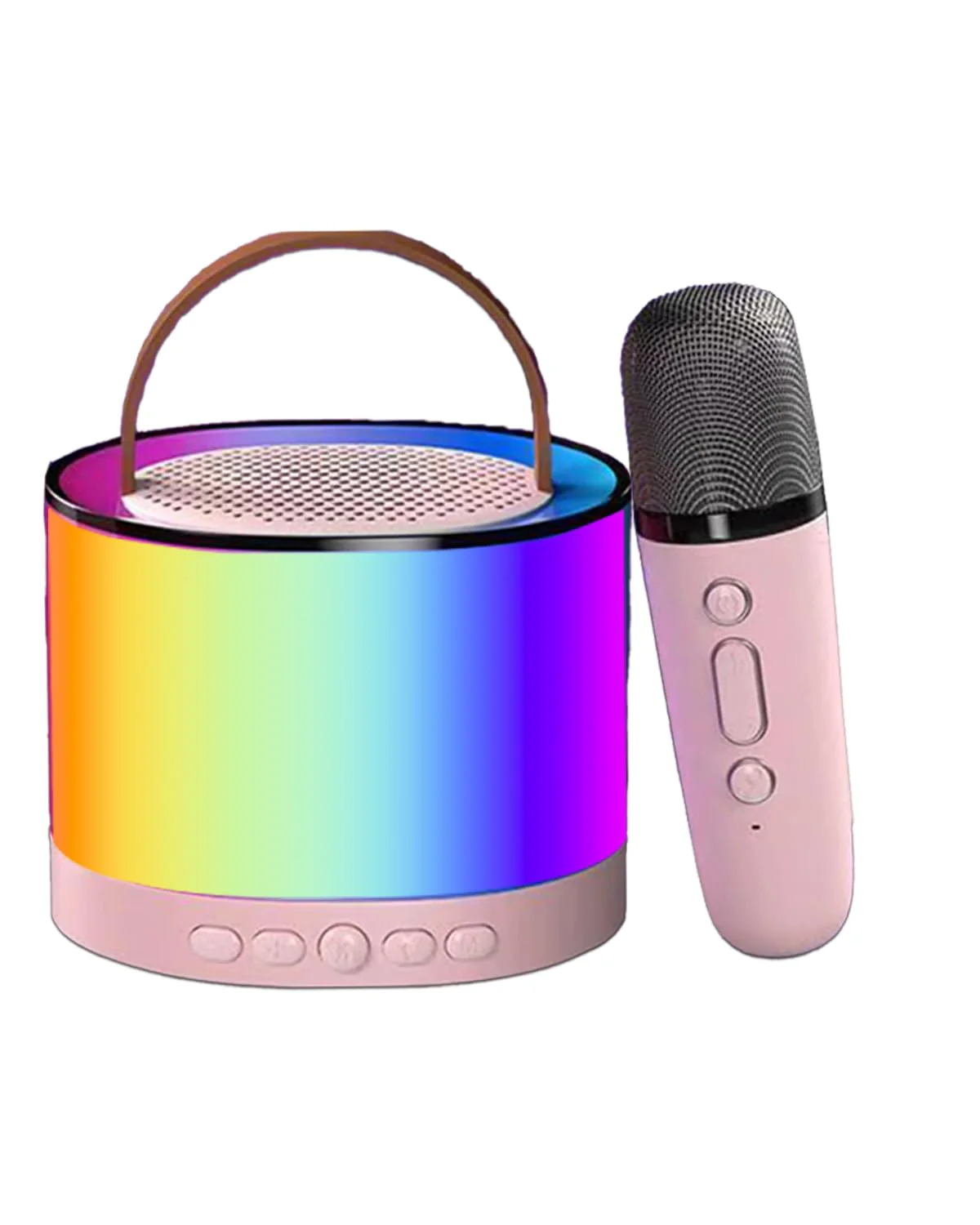 Omeyo Mini Karaoke Machine Portable App Speaker, 1 Wireless Microphone for Kids Adults,Toys Birthday Gifts for Girls Ages 4, 5, 6, 7, 8,9,10,11,12+ Family Home Party